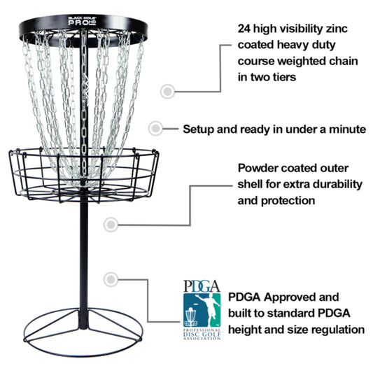 MVP Black Hole Pro HD - Portable Basket