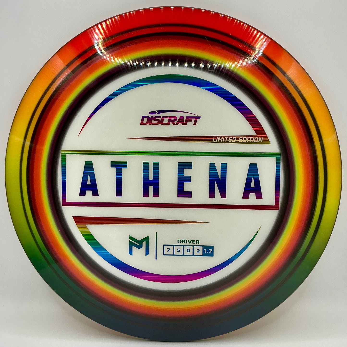 Dolfin Dyed Discraft Paul McBeth Limited Edition Z Glo Athena