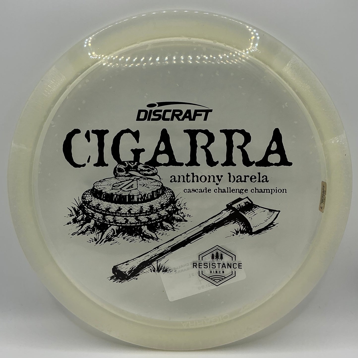 Discraft Cascade Challenge Glo Confetti Cigarra