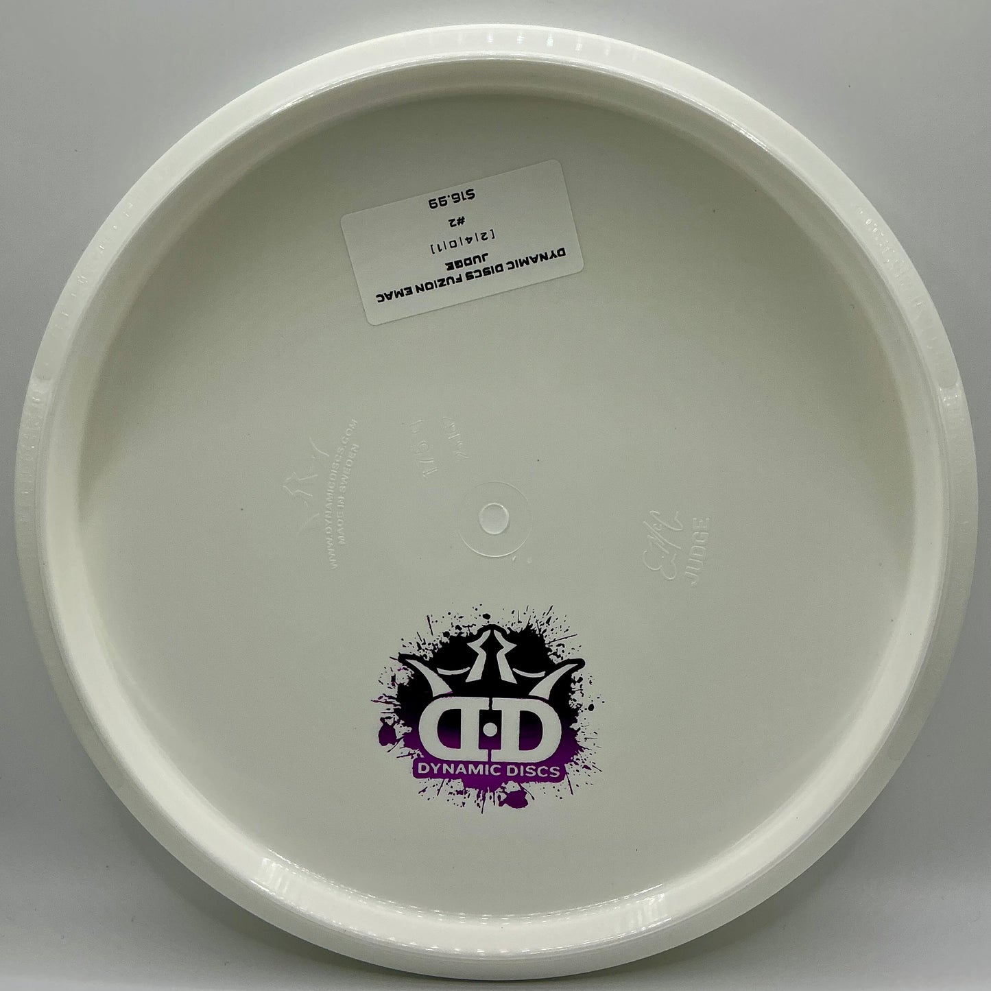 Dynamic Discs Fuzion EMac Judge Blank Canvas