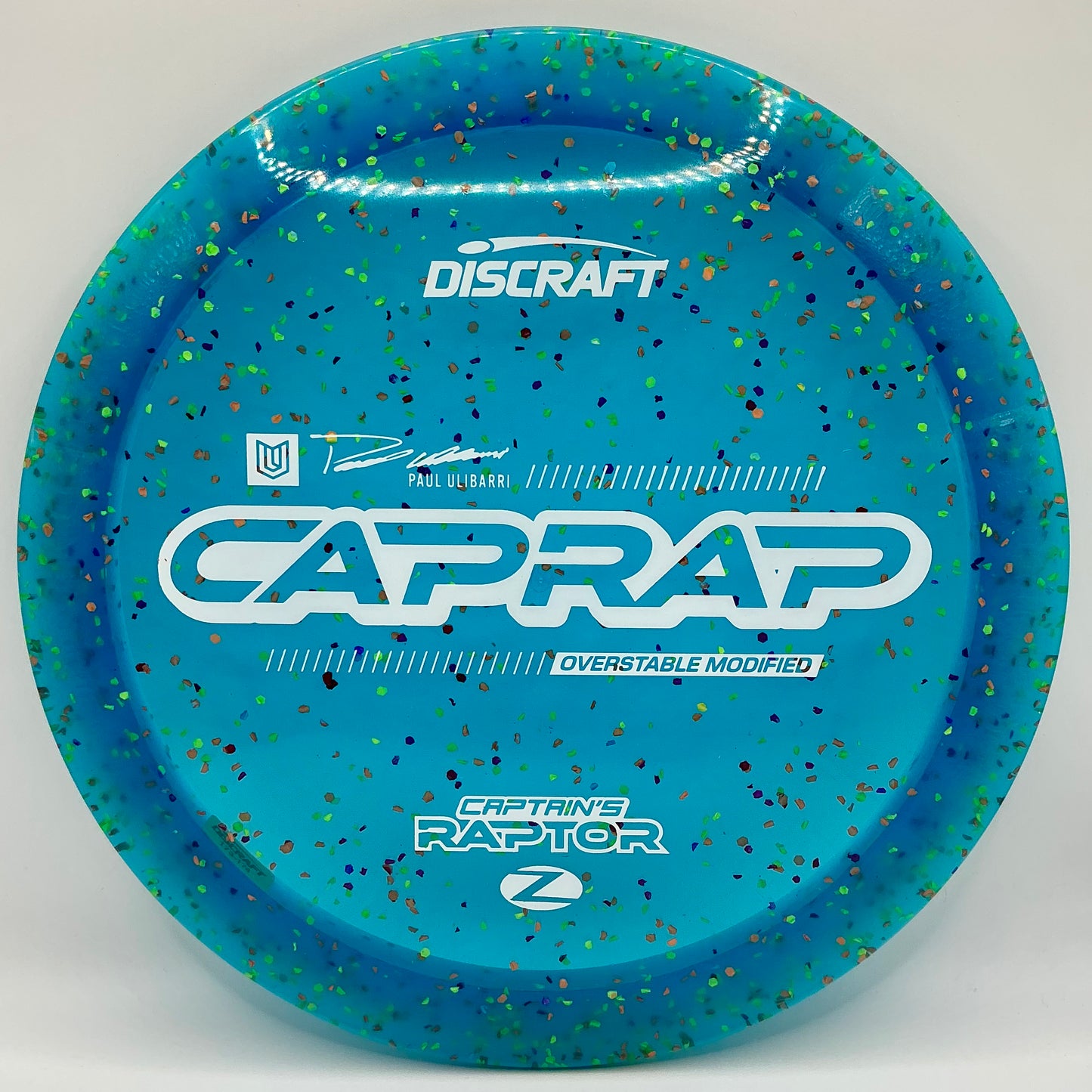 Discraft 2026 Paul Ulibarri Z Confetti Captain’s Raptor