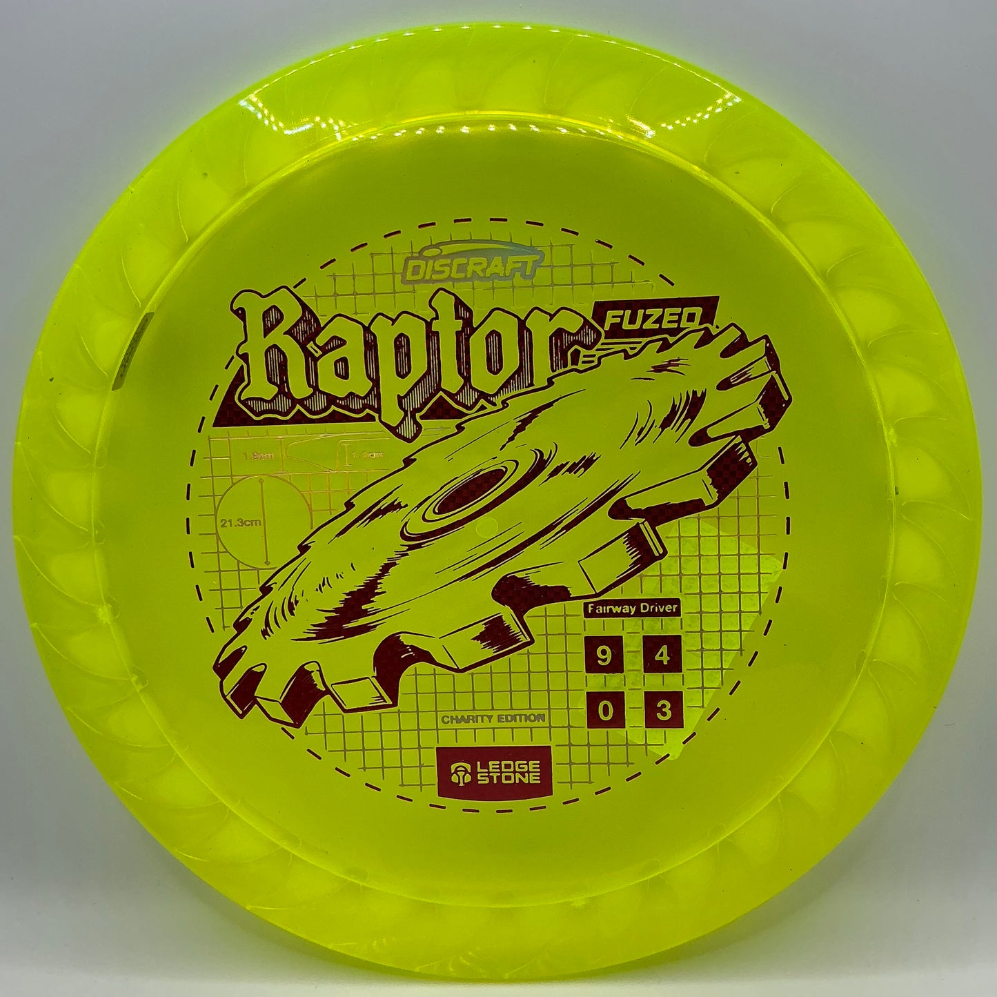 Discraft Cryztal FLX Fuzed Raptor - Ledgestone Finale 2026 Charity Edition