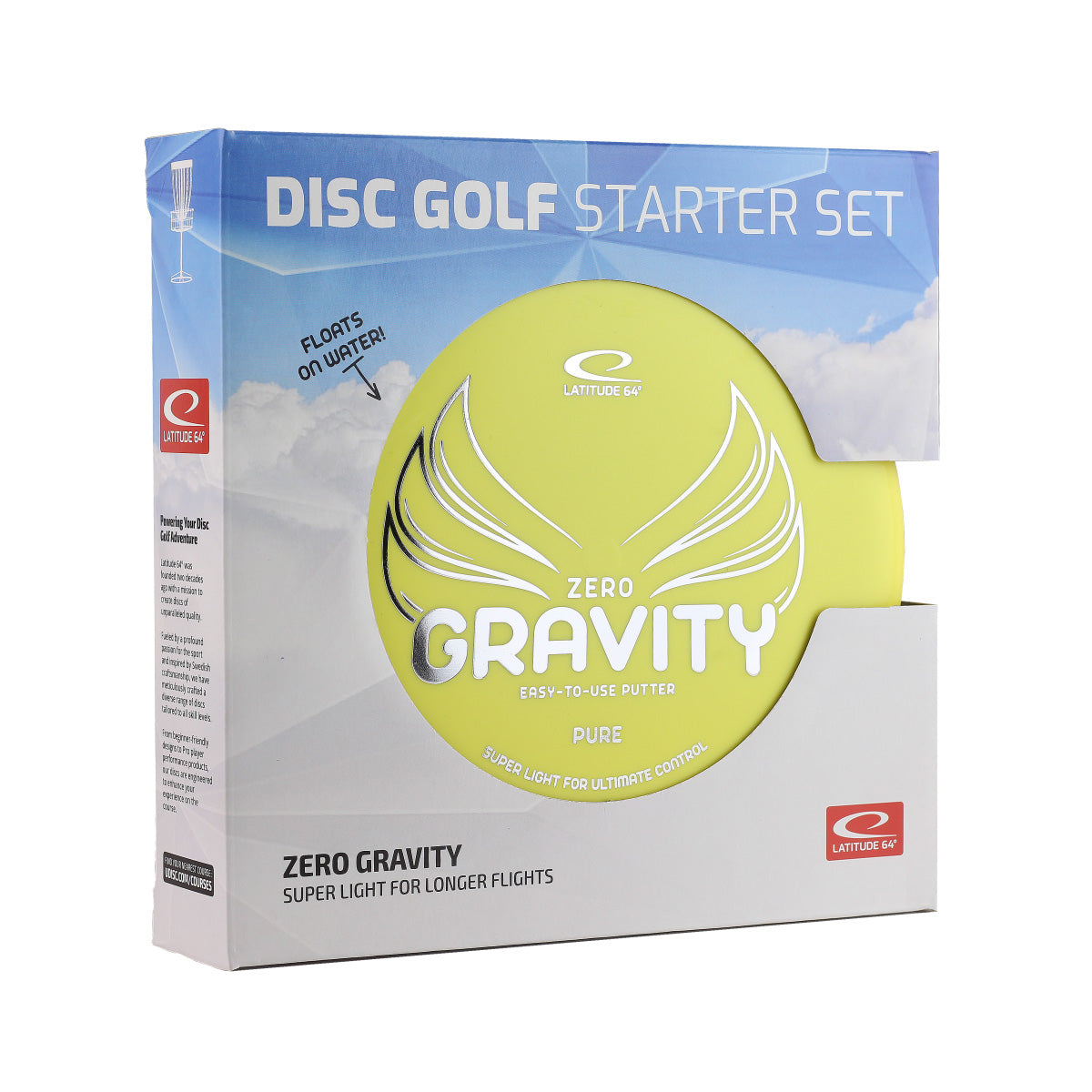 Latitude 64 Disc Golf Starter Set Zero Gravity