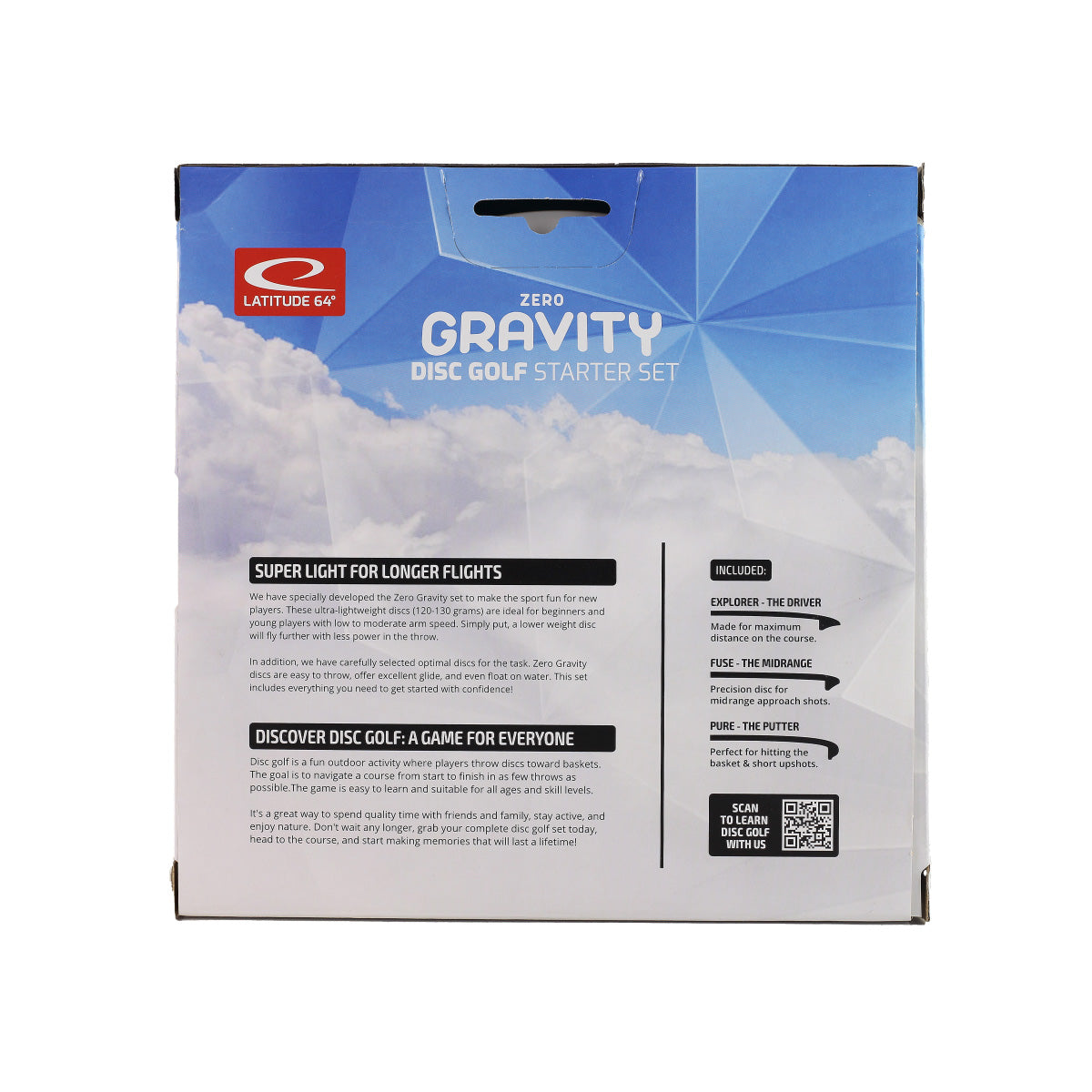 Latitude 64 Disc Golf Starter Set Zero Gravity