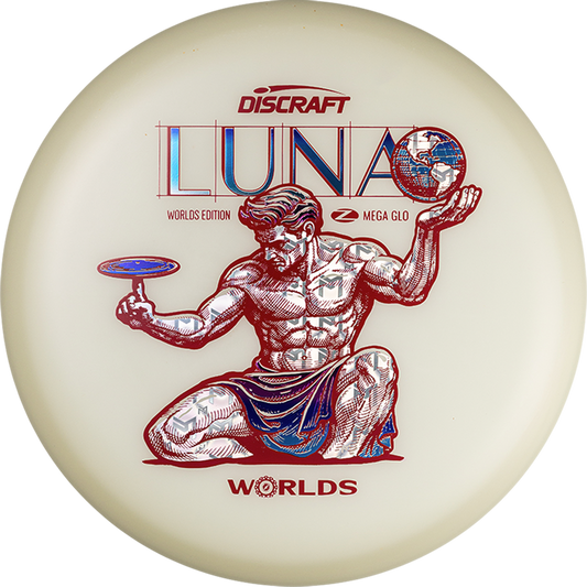 Discraft “Spirit of Detroit” MEGA GLO Luna - 2026 PDGA Worlds