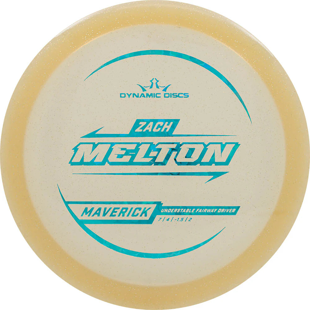 Dynamic Discs Lucid Gold Metal Flake Maverick - Zach Melton 2025