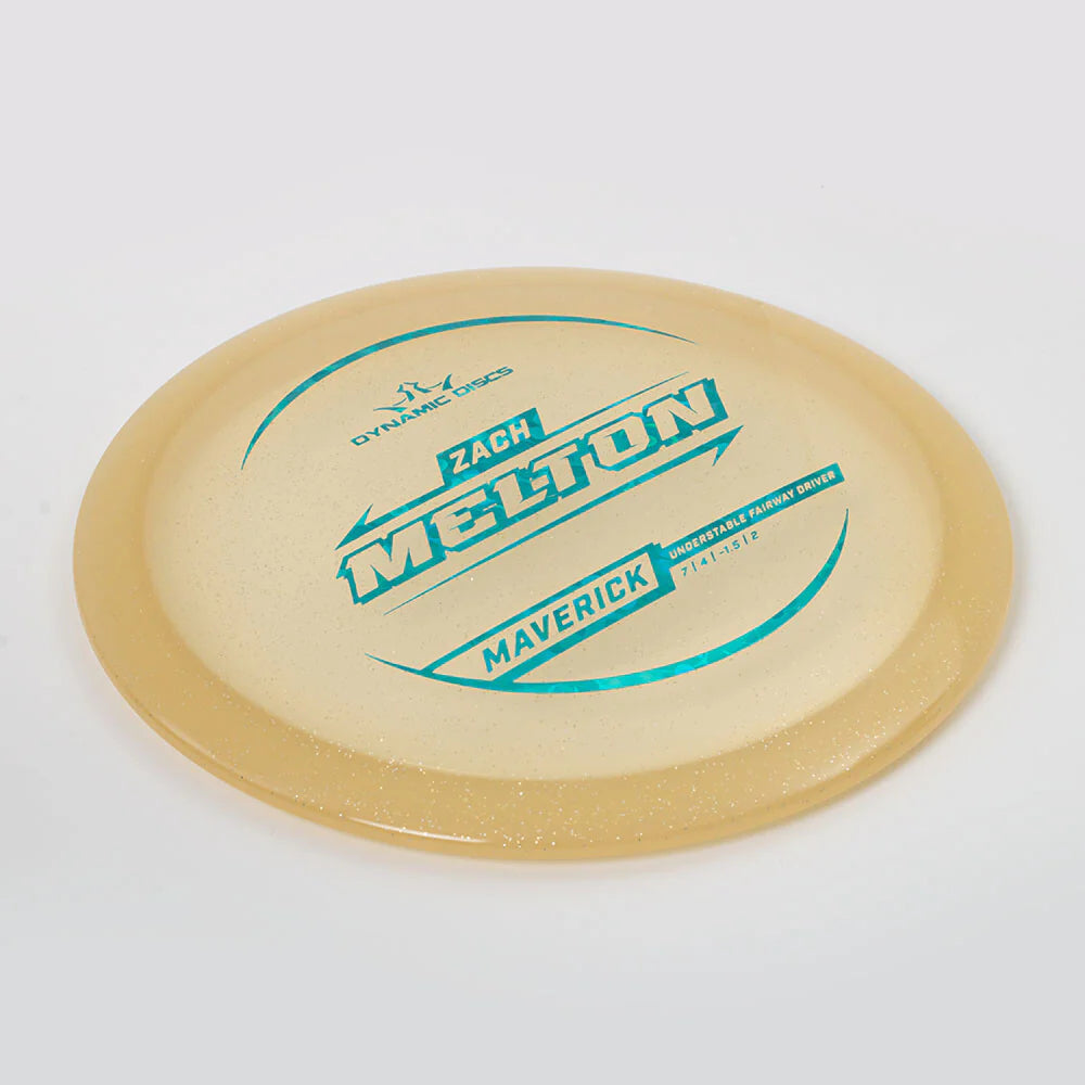 Dynamic Discs Lucid Gold Metal Flake Maverick - Zach Melton 2025