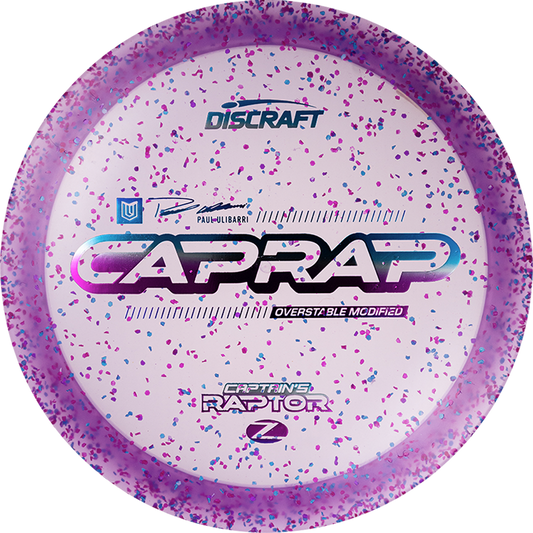 Discraft 2026 Paul Ulibarri Z Confetti Captain’s Raptor