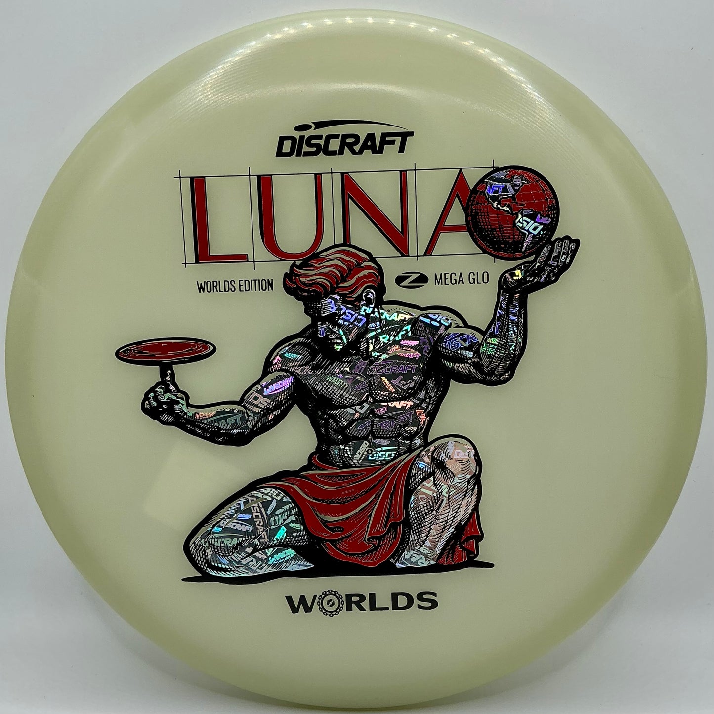Discraft “Spirit of Detroit” MEGA GLO Luna - 2026 PDGA Worlds