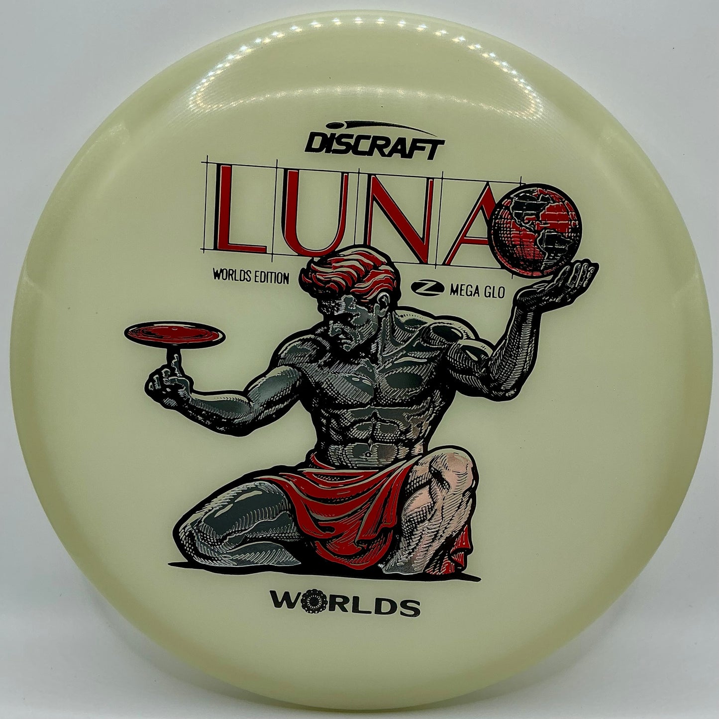 Discraft “Spirit of Detroit” MEGA GLO Luna - 2026 PDGA Worlds