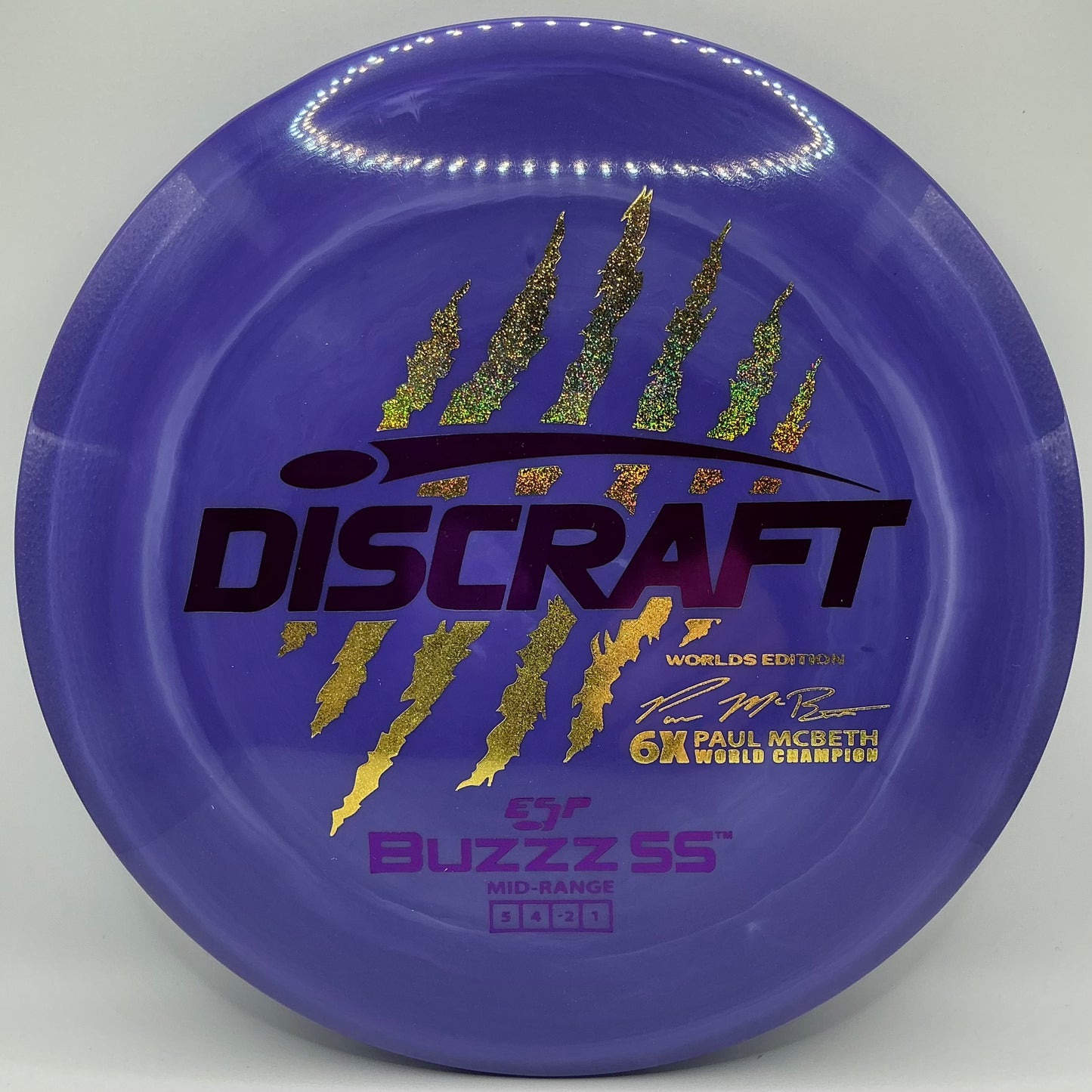 Discraft Worlds Edition Paul McBeth 6-Claw ESP Buzzz SS - 2026 PDGA Worlds