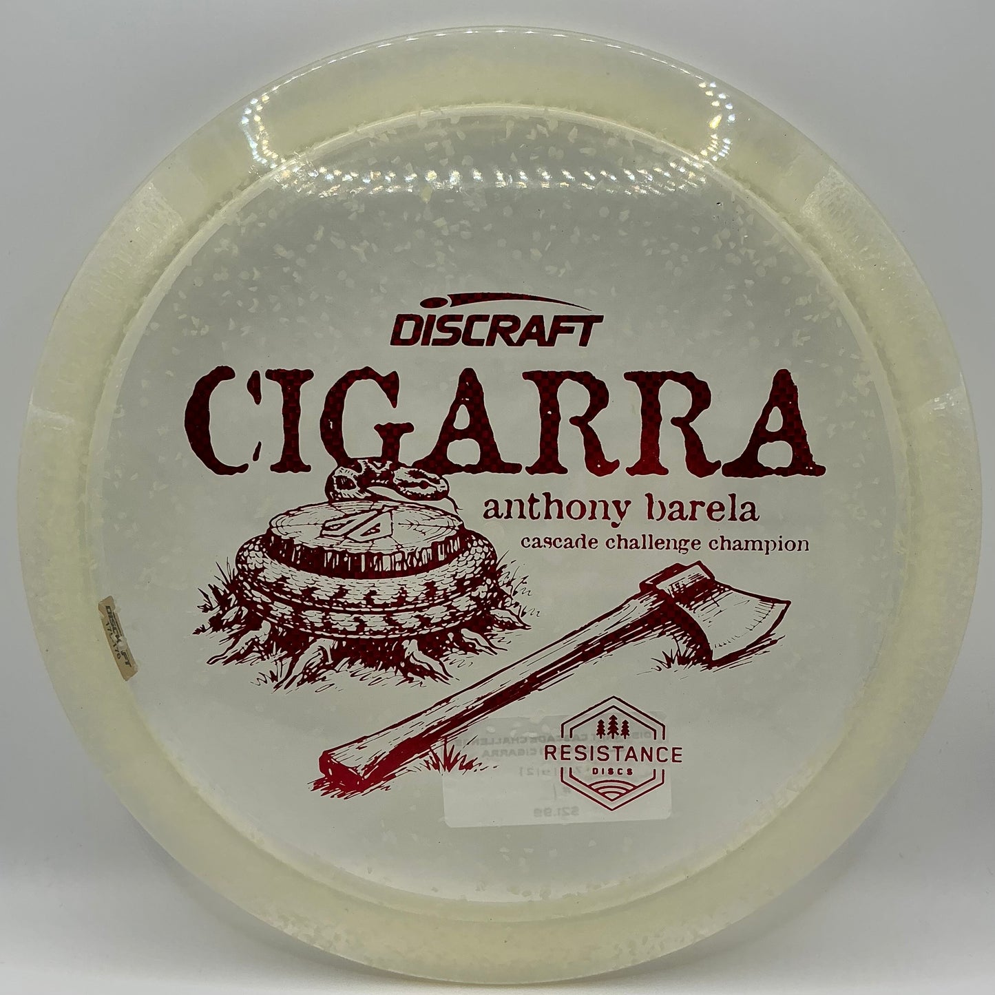 Discraft Cascade Challenge Glo Confetti Cigarra