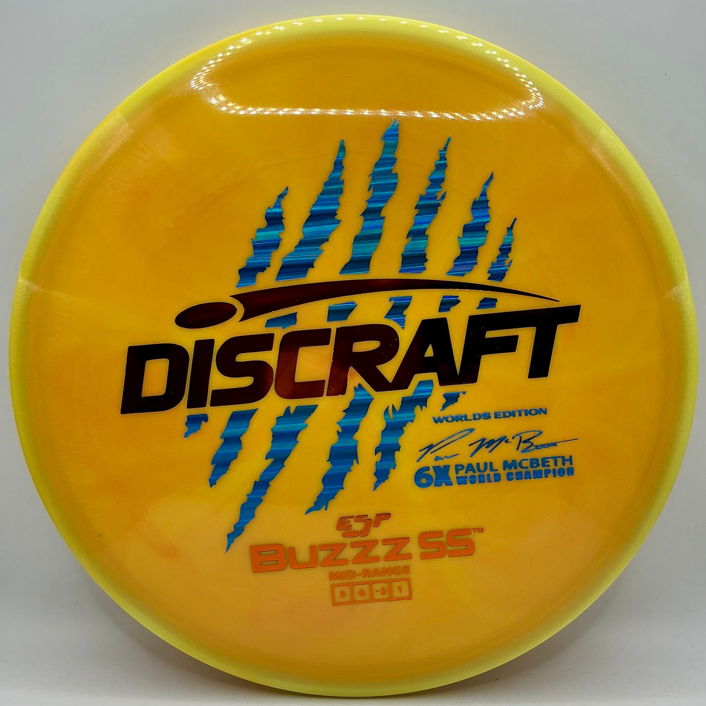 Discraft Worlds Edition Paul McBeth 6-Claw ESP Buzzz SS - 2026 PDGA Worlds