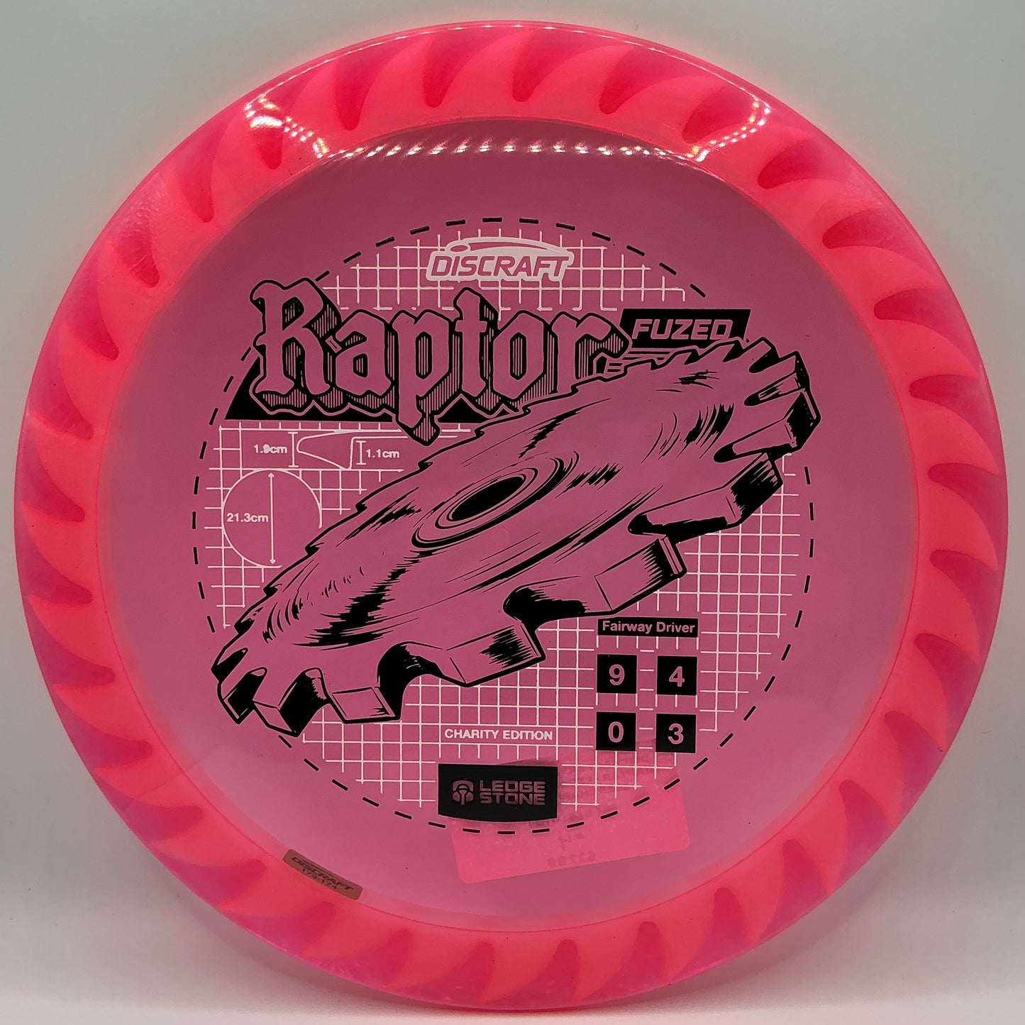 Discraft Cryztal FLX Fuzed Raptor - Ledgestone Finale 2026 Charity Edition