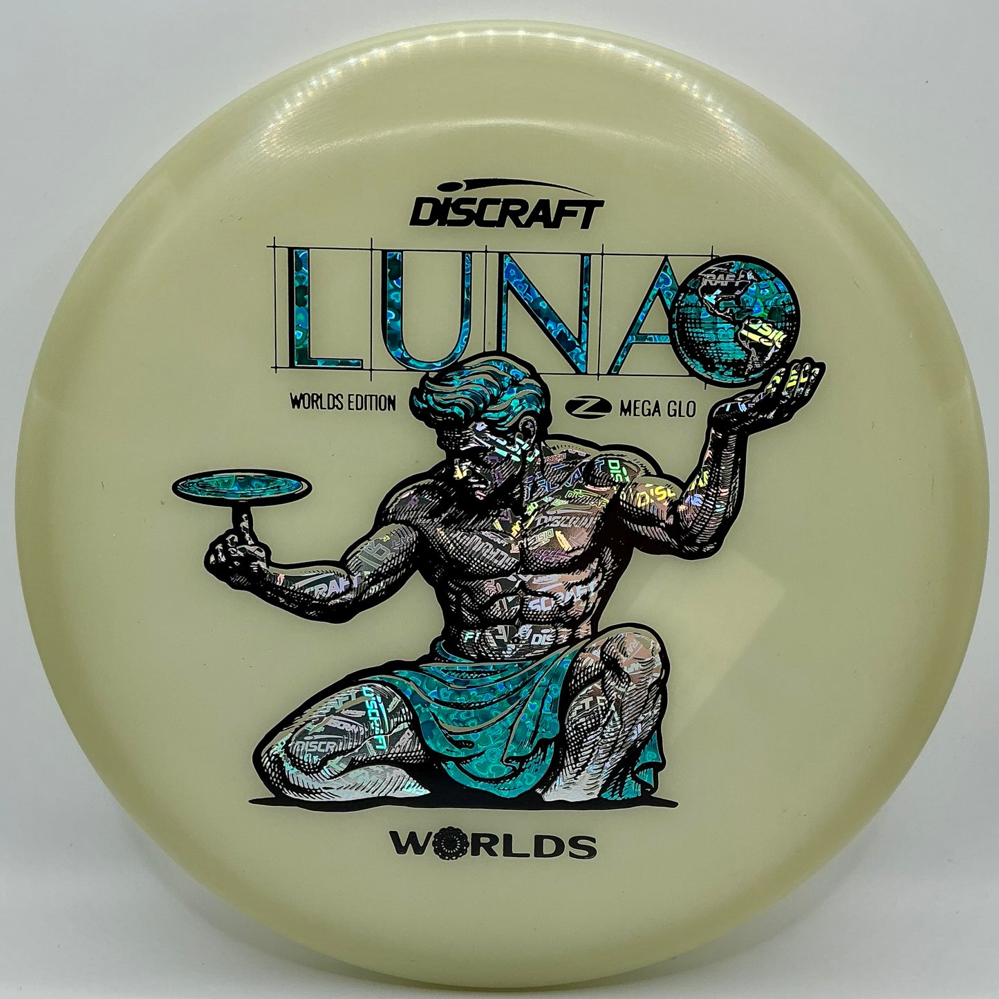 Discraft “Spirit of Detroit” MEGA GLO Luna - 2026 PDGA Worlds