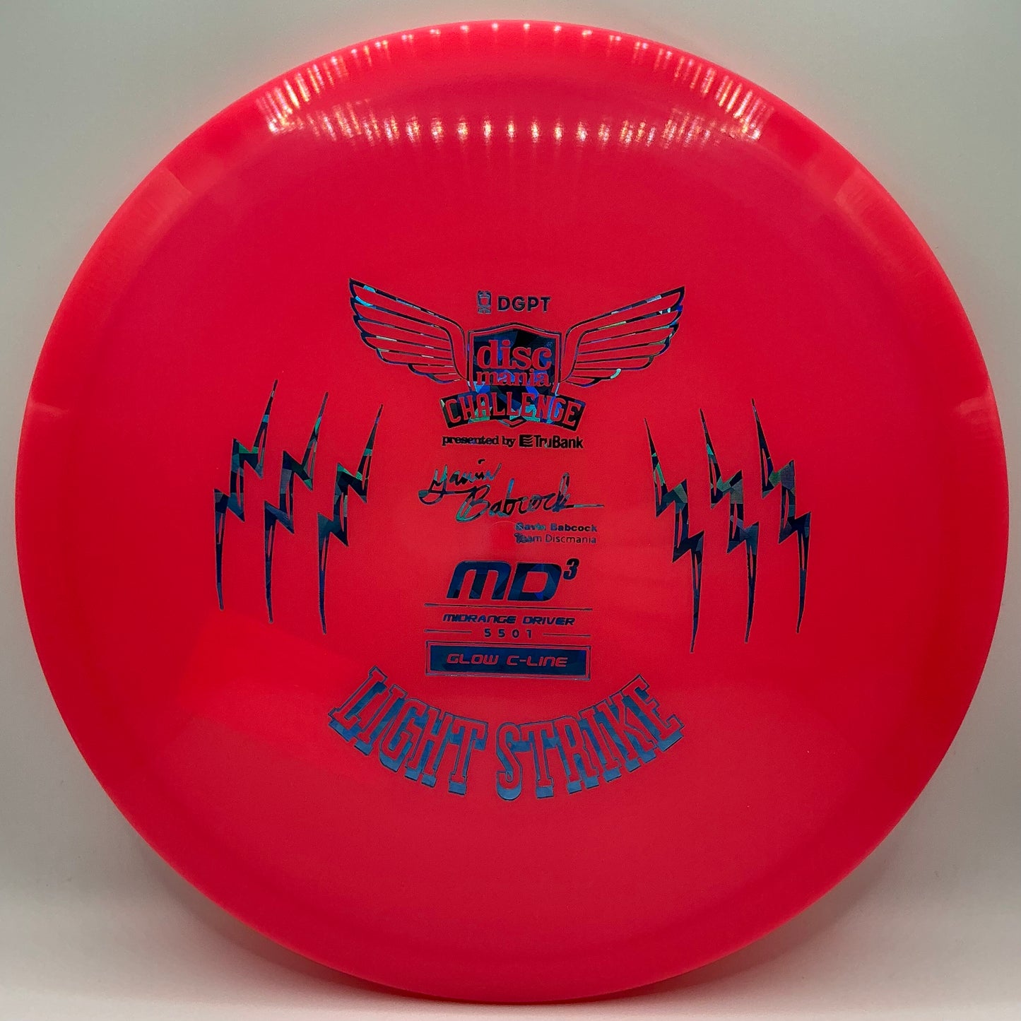 Discmania Gavin Babcock Signature Series Glow C-Line MD3 Light Strike (Discmania Challenge Fundraiser)