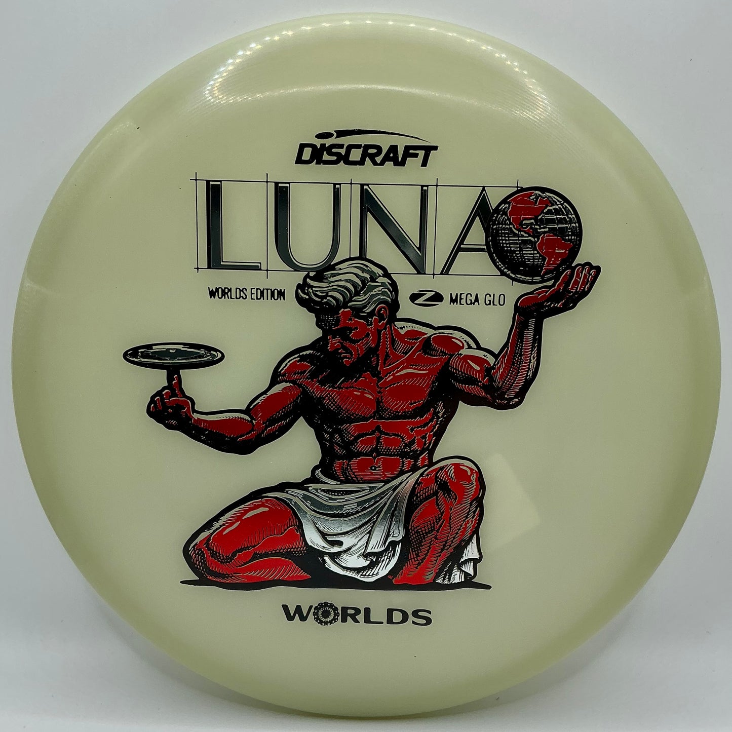 Discraft “Spirit of Detroit” MEGA GLO Luna - 2026 PDGA Worlds