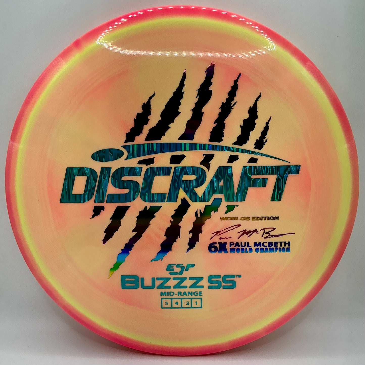 Discraft Worlds Edition Paul McBeth 6-Claw ESP Buzzz SS - 2026 PDGA Worlds