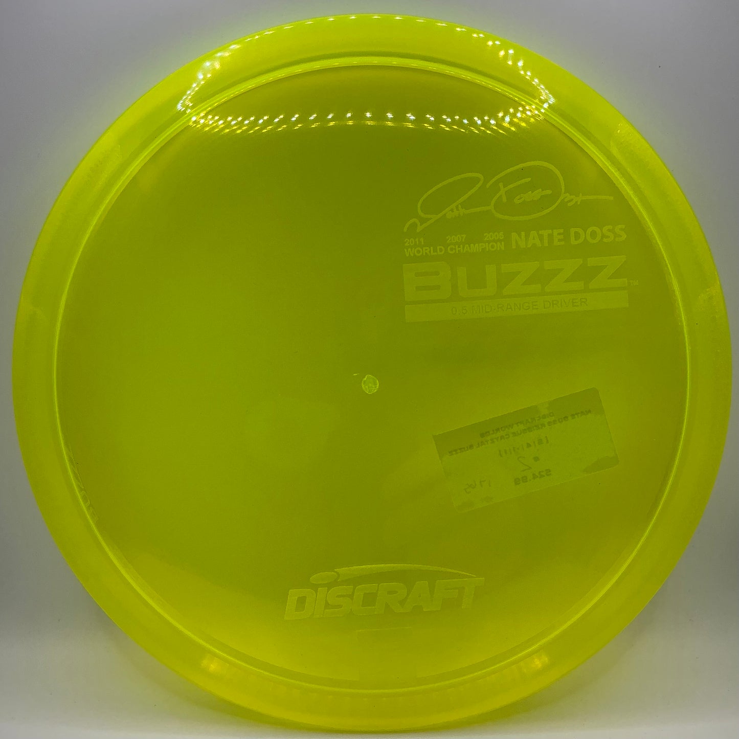Discraft Nate Doss Reissue CryZtal Buzzz - 2026 PDGA Worlds