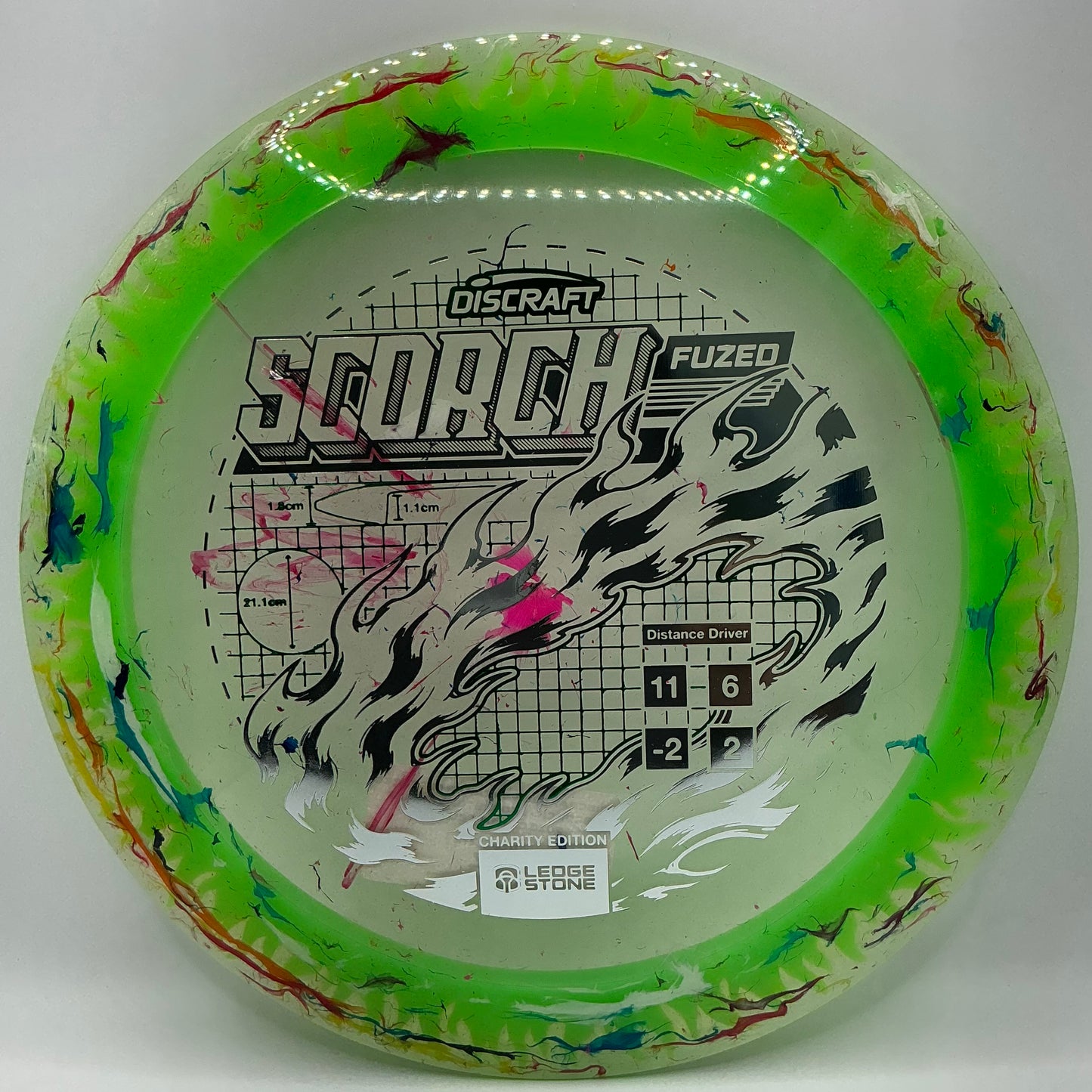 Discraft Jawbreaker FLX Fuzed Scorch - Ledgestone Finale 2026 Charity Edition