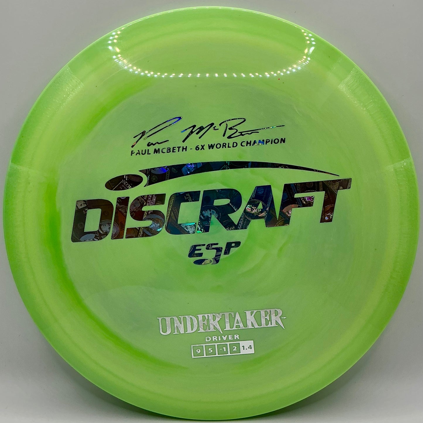 Discraft Paul McBeth 6x ESP Undertaker Signature Series