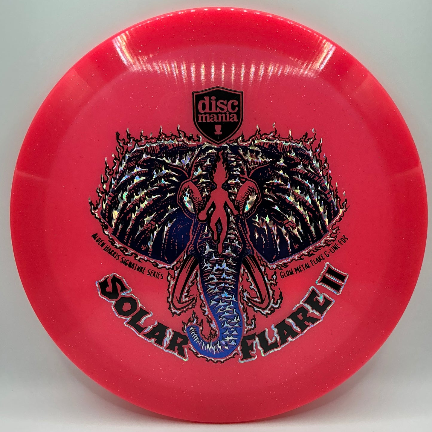 Discmania Solar Flare 2 - Alden Harris Signature Series Glow Metal Flake C-Line FD3 (Triple Foil)