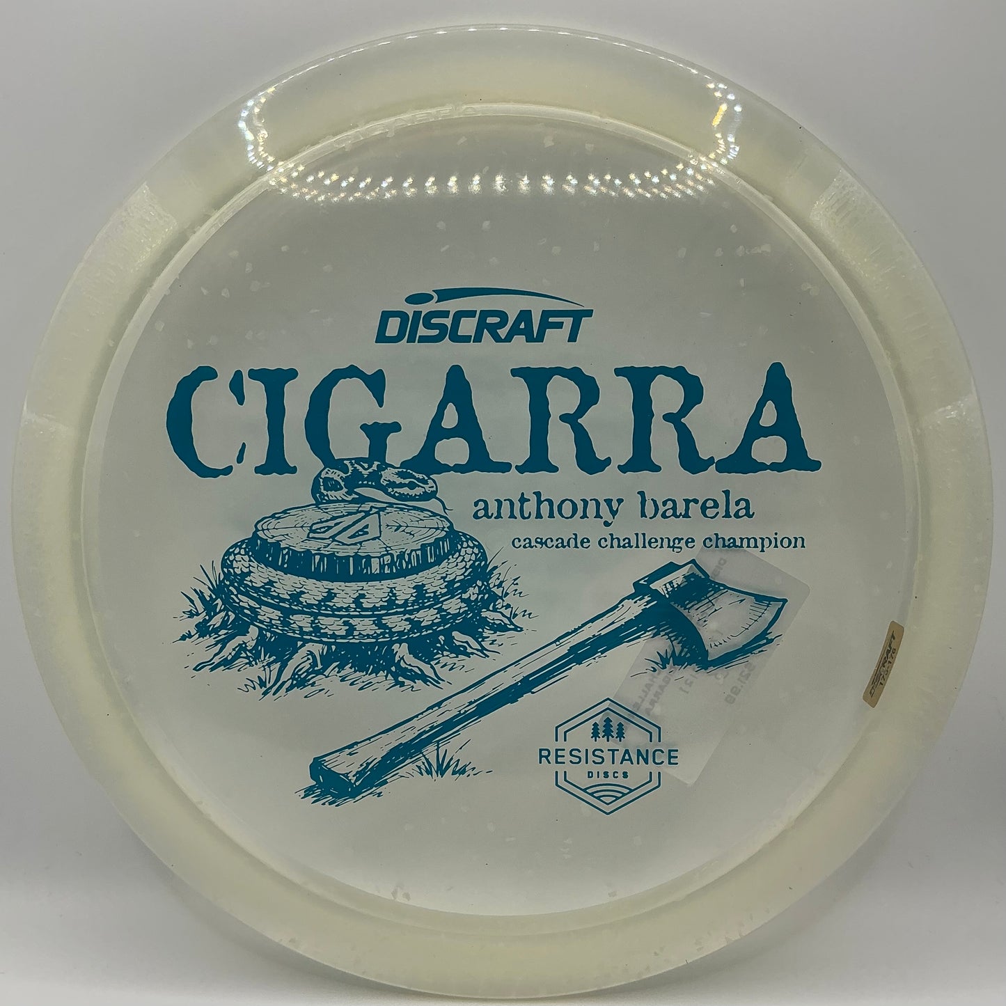Discraft Cascade Challenge Glo Confetti Cigarra