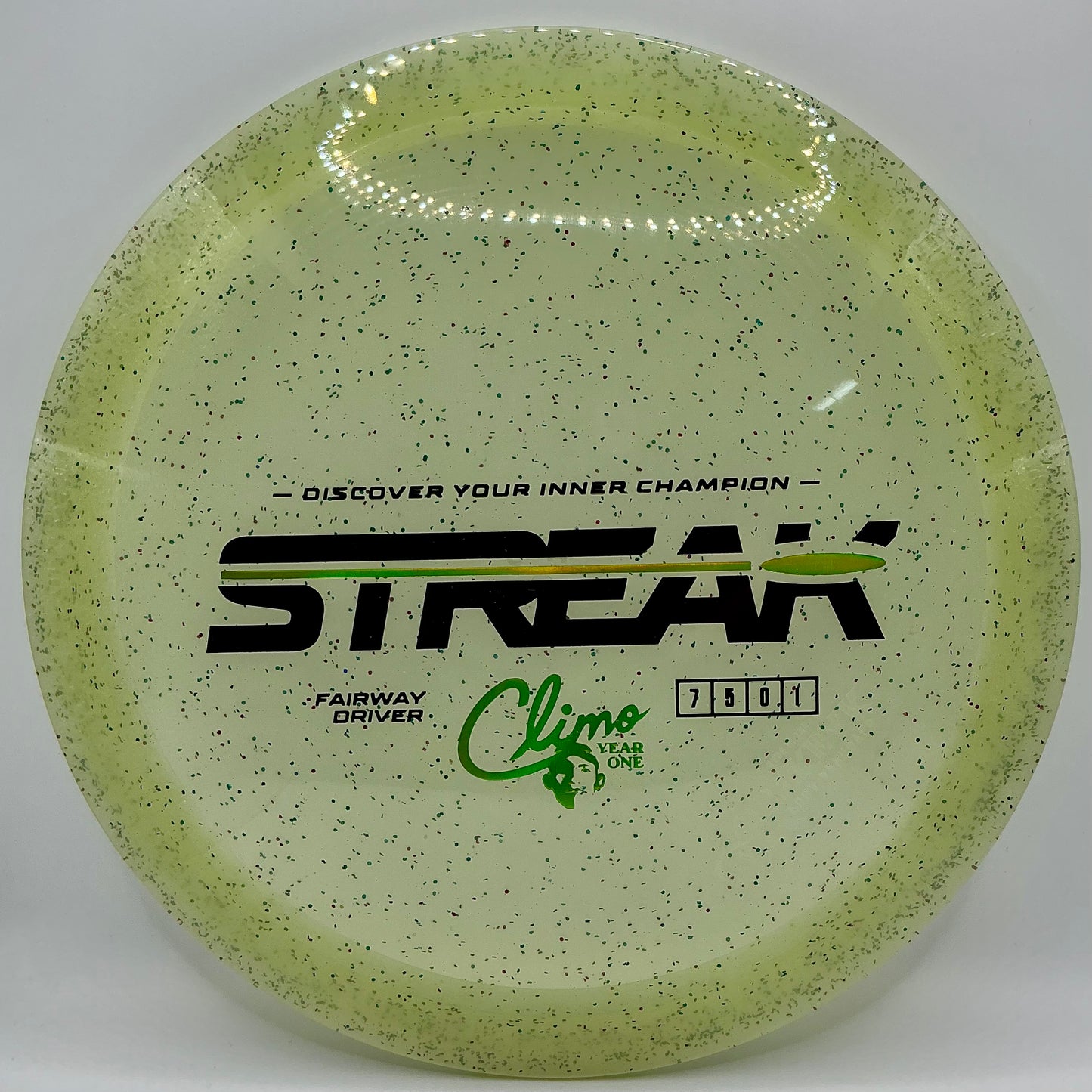 Climo Disc Golf Victory Line Sparkle Streak