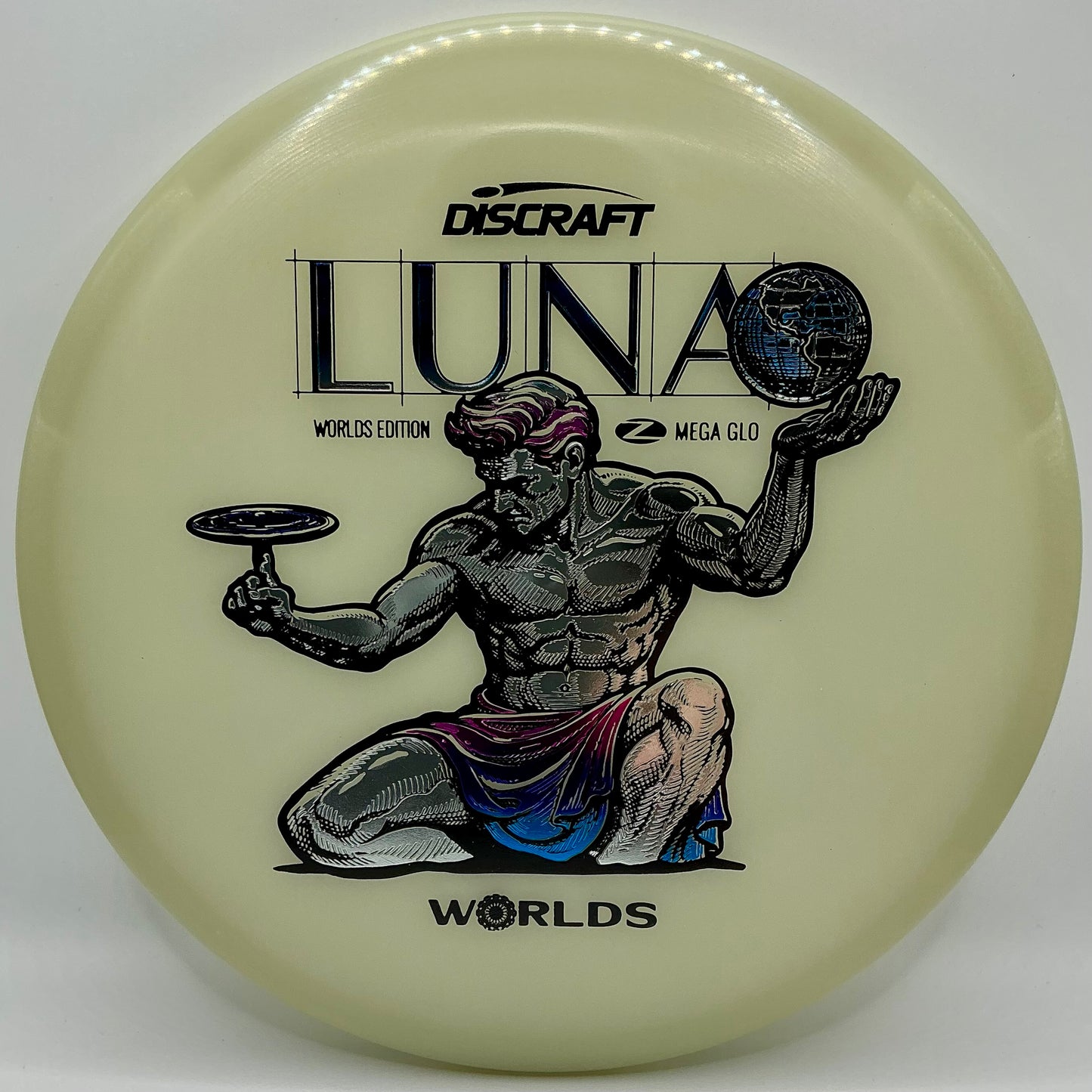 Discraft “Spirit of Detroit” MEGA GLO Luna - 2026 PDGA Worlds