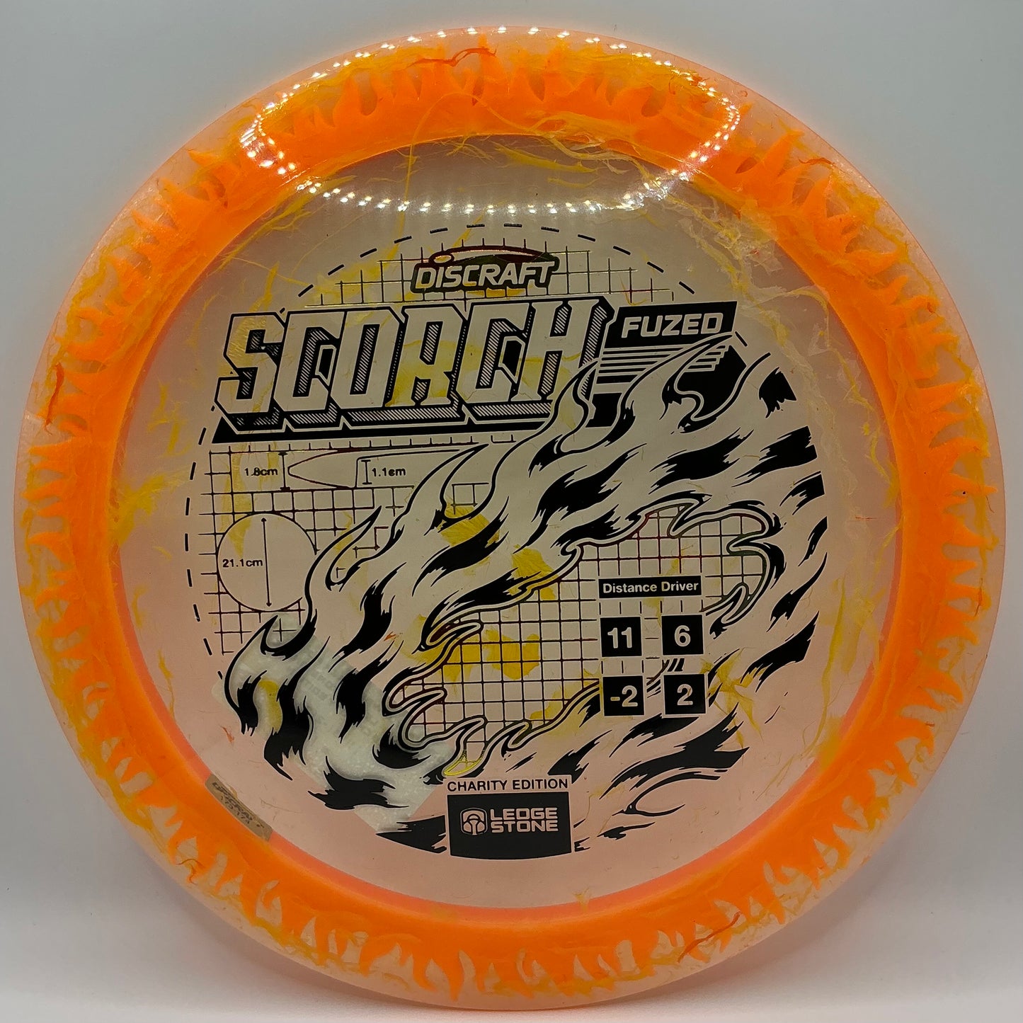 Discraft Jawbreaker FLX Fuzed Scorch - Ledgestone Finale 2026 Charity Edition