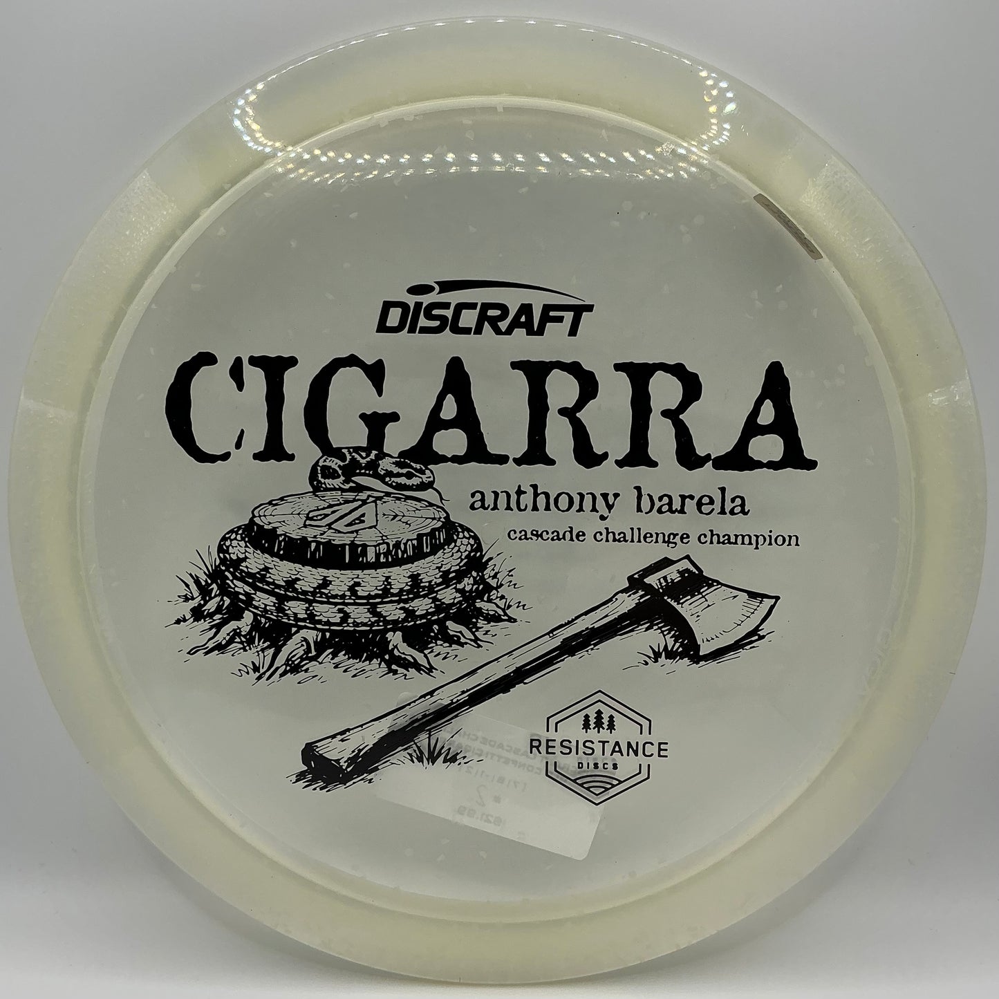 Discraft Cascade Challenge Glo Confetti Cigarra