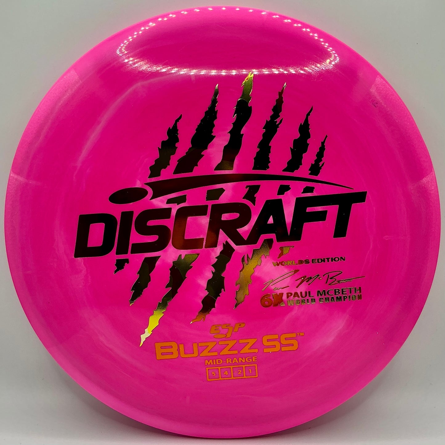 Discraft Worlds Edition Paul McBeth 6-Claw ESP Buzzz SS - 2026 PDGA Worlds