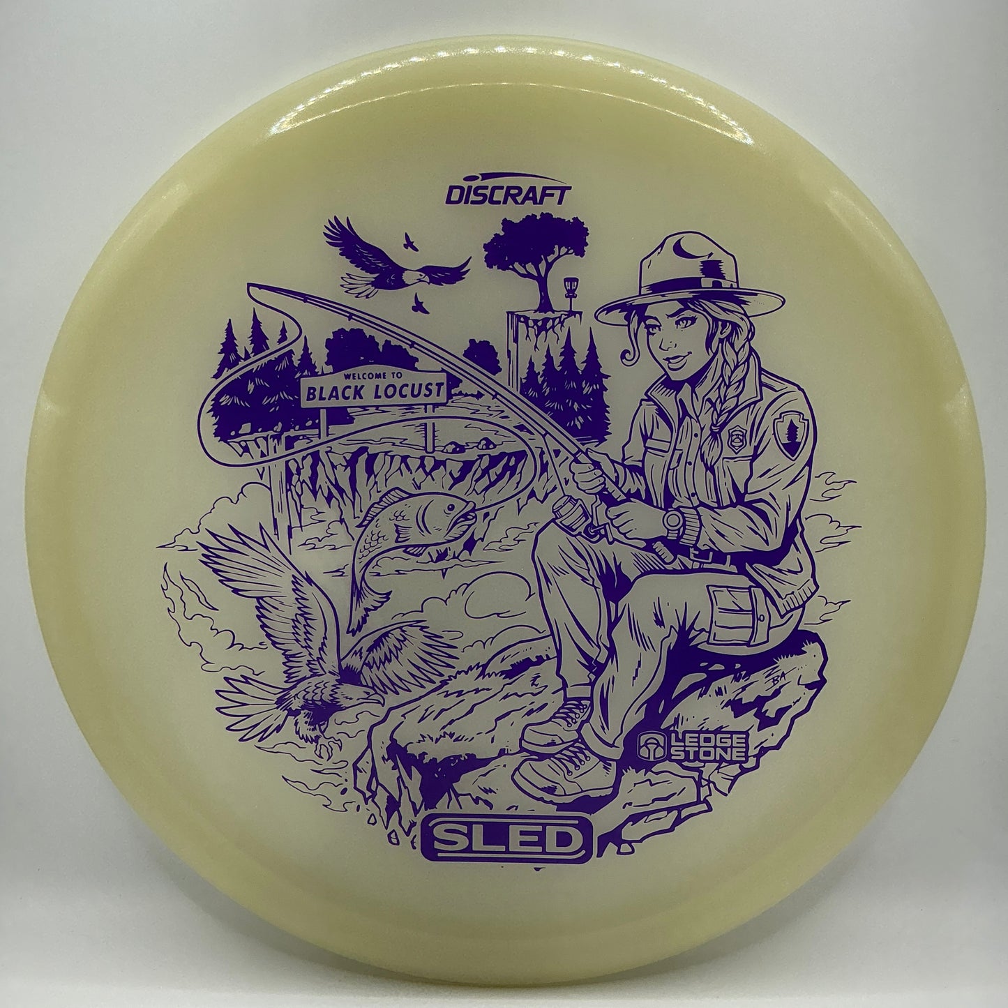 Discraft Mega Glo Sled Locust Edition - PDGA Pro Worlds Detroit 2026