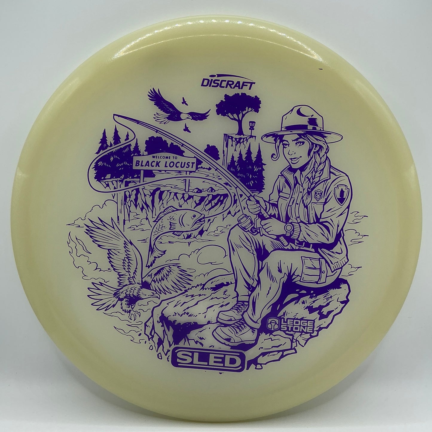 Discraft Mega Glo Sled Locust Edition - PDGA Pro Worlds Detroit 2026