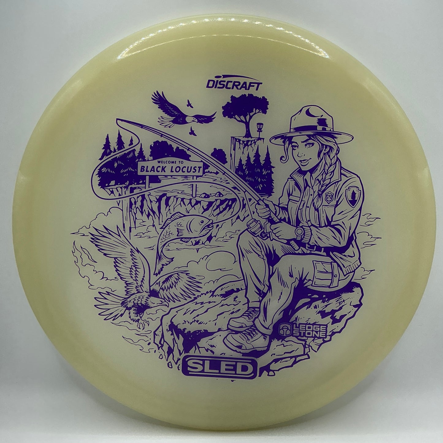 Discraft Mega Glo Sled Locust Edition - PDGA Pro Worlds Detroit 2026
