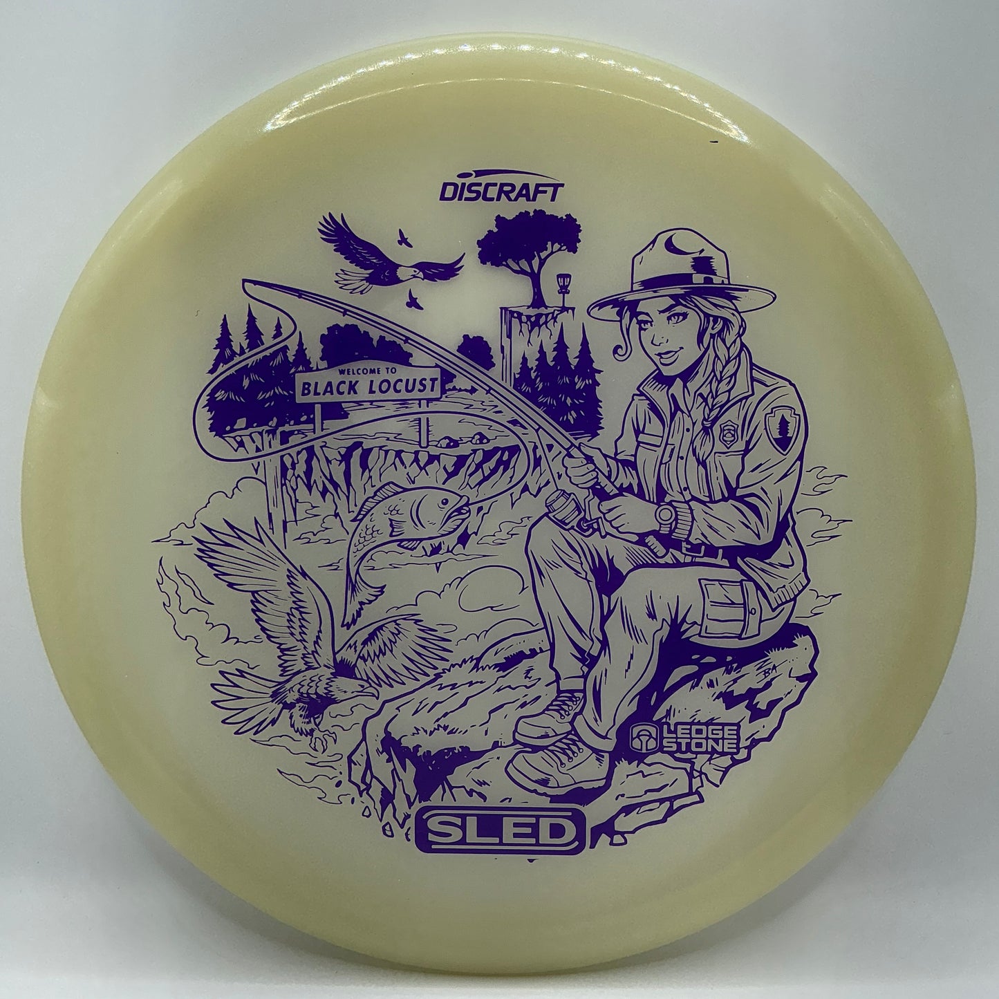 Discraft Mega Glo Sled Locust Edition - PDGA Pro Worlds Detroit 2026
