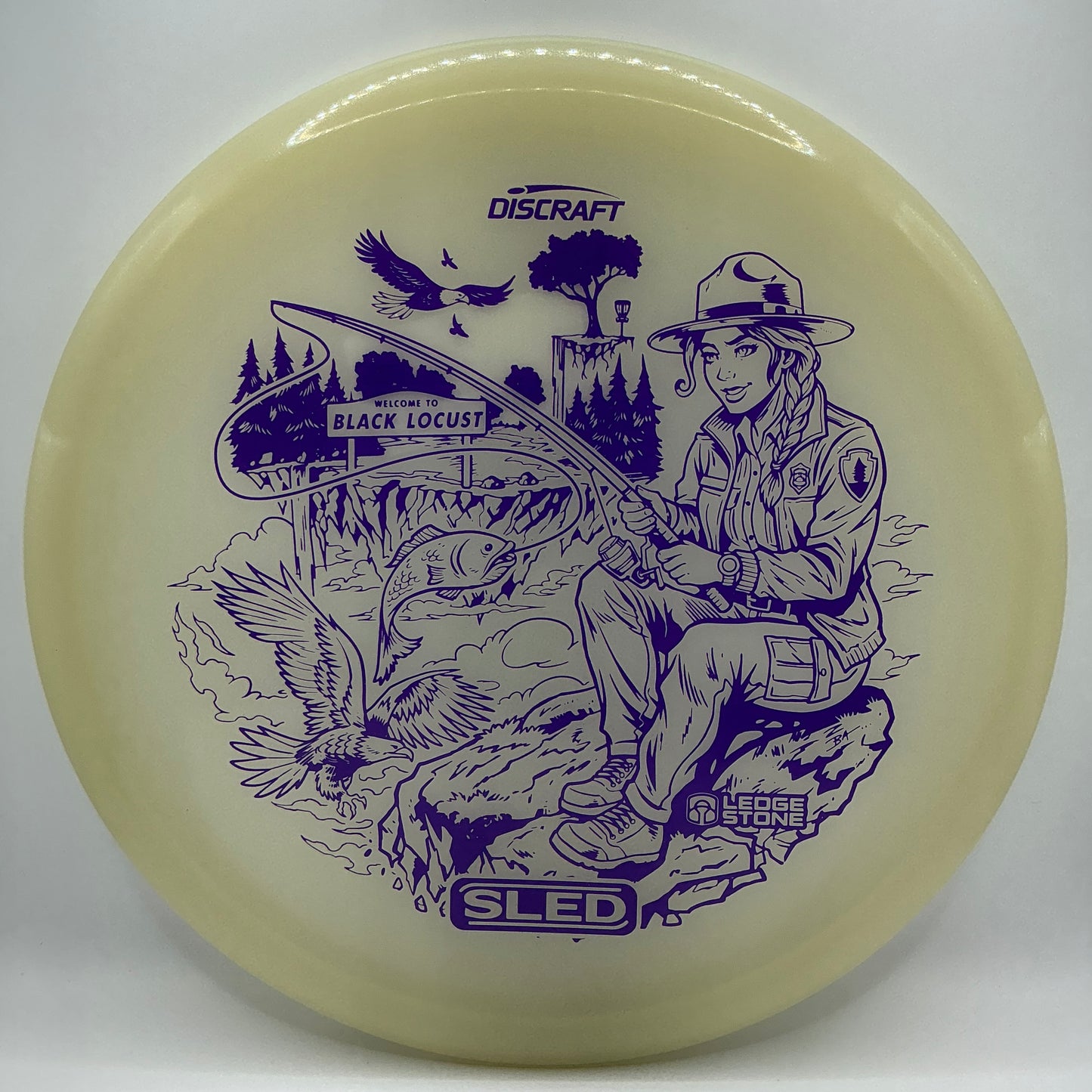 Discraft Mega Glo Sled Locust Edition - PDGA Pro Worlds Detroit 2026