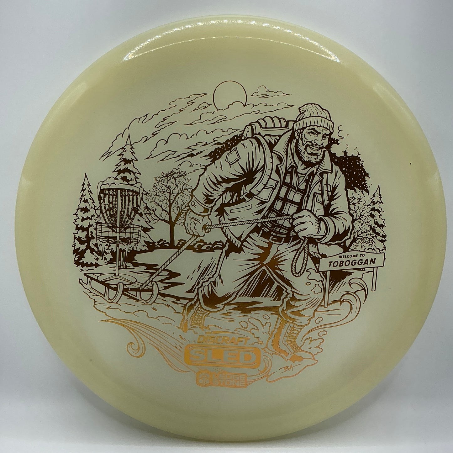 Discraft Mega Glo Sled Toboggan Edition - PDGA Pro Worlds Detroit 2026