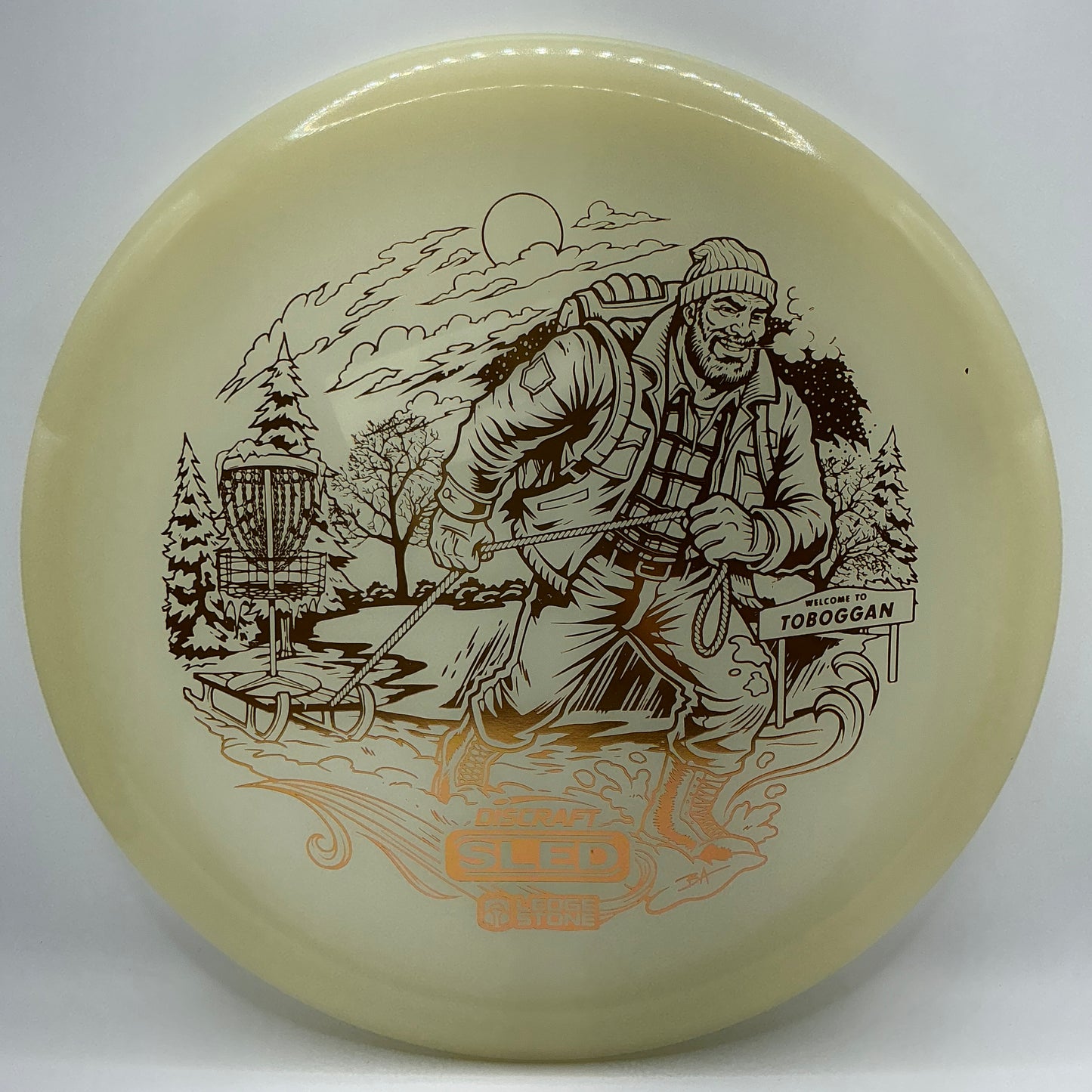 Discraft Mega Glo Sled Toboggan Edition - PDGA Pro Worlds Detroit 2026