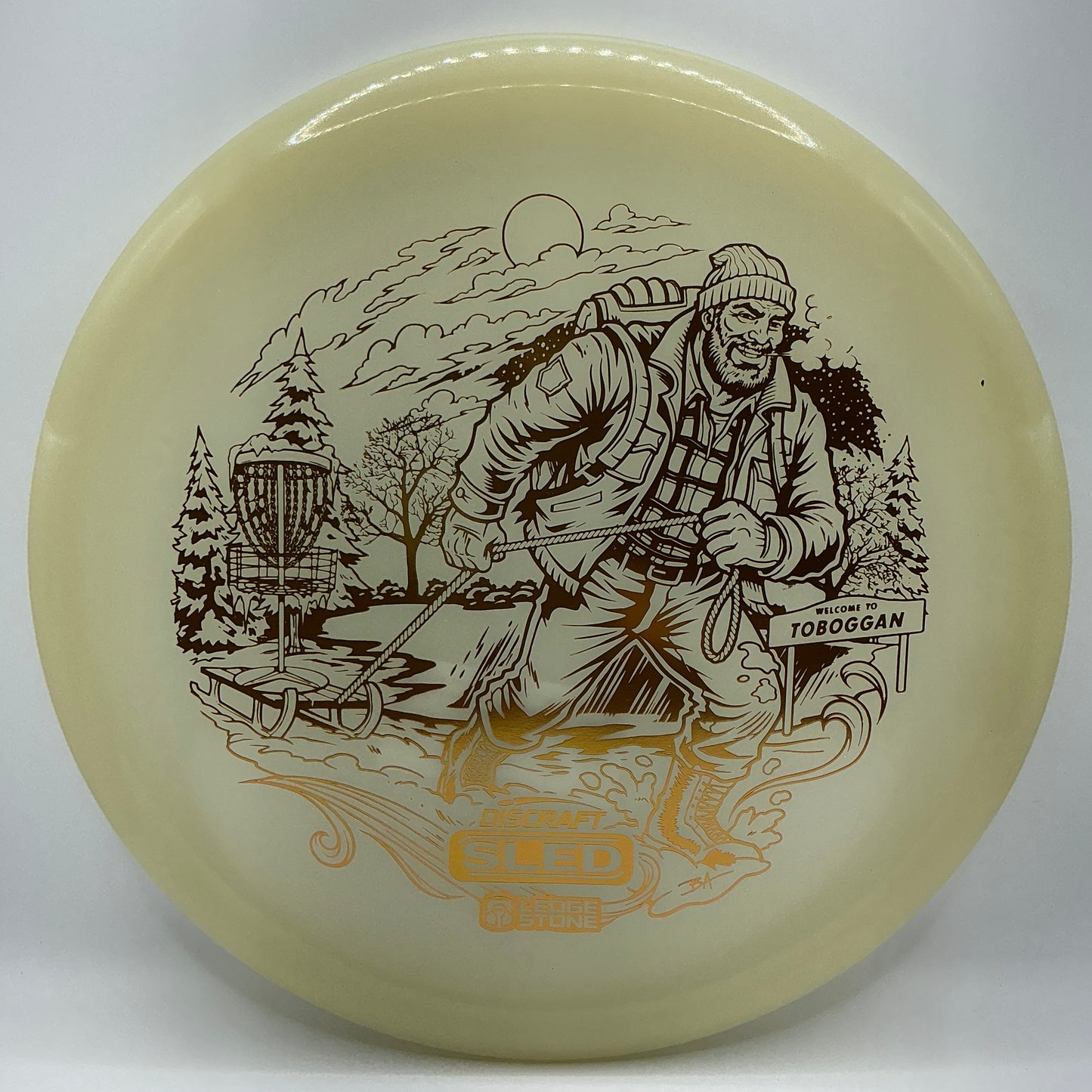 Discraft Mega Glo Sled Toboggan Edition - PDGA Pro Worlds Detroit 2026