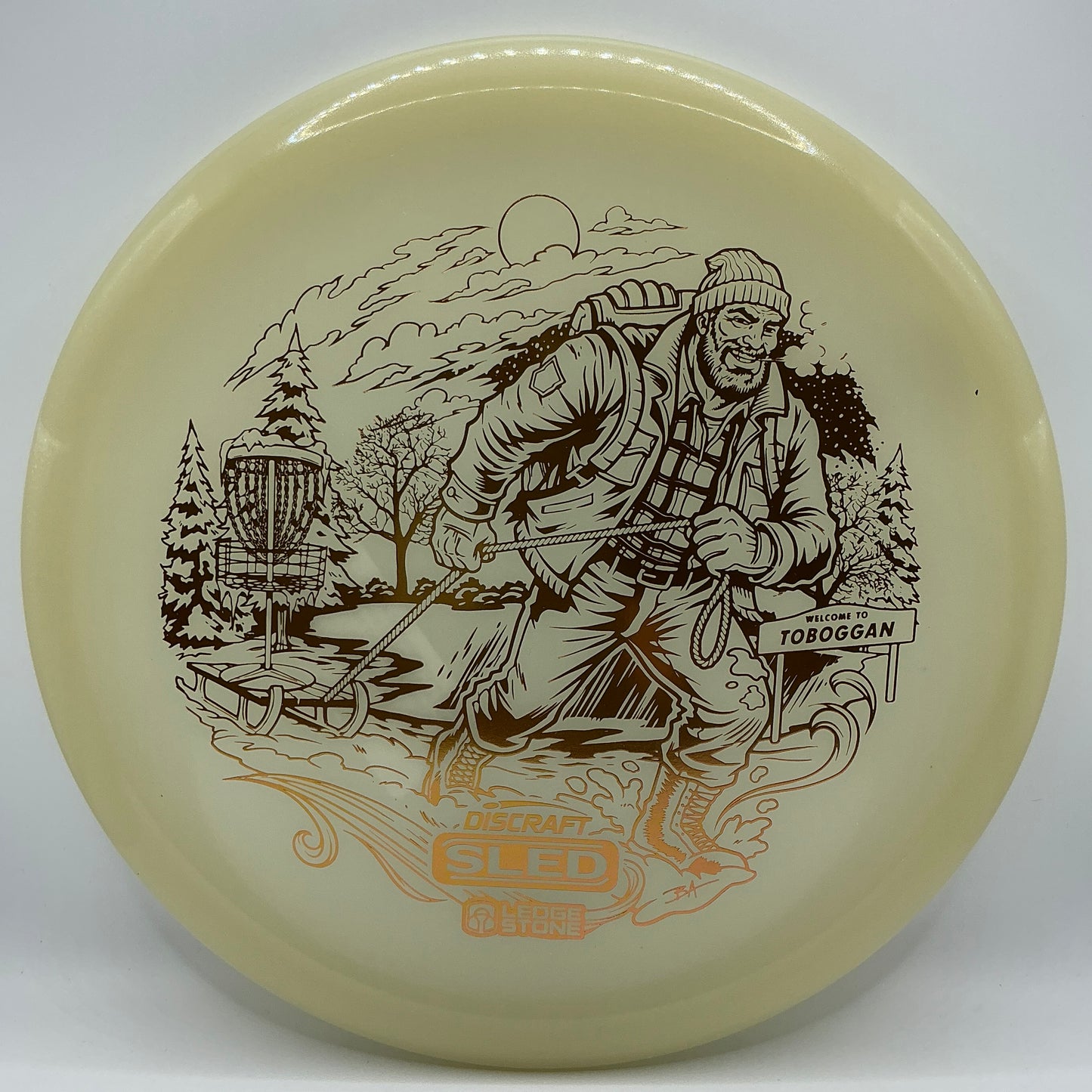 Discraft Mega Glo Sled Toboggan Edition - PDGA Pro Worlds Detroit 2026
