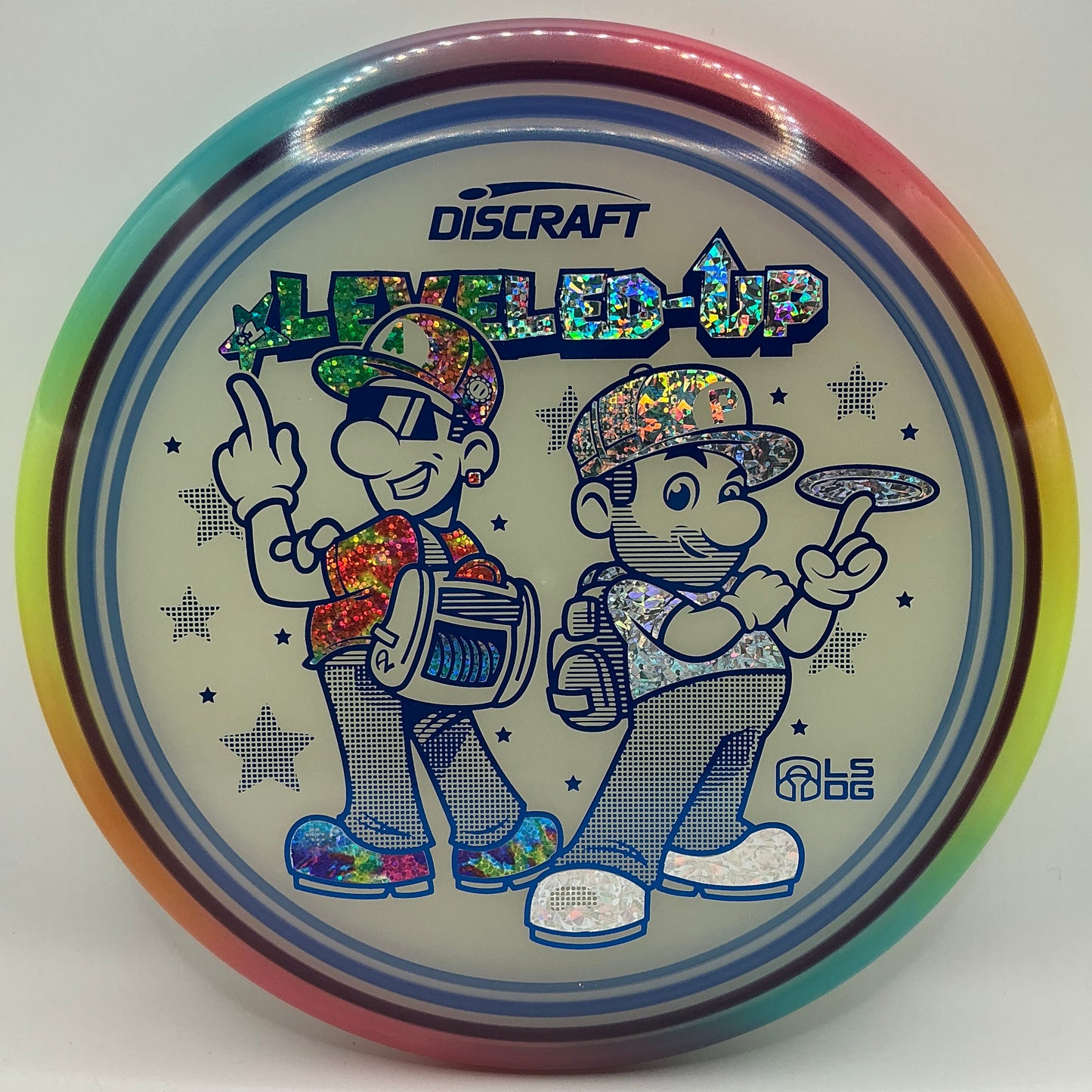 Dolfin Dyed Discraft Leveled Up Mega Glo Luna