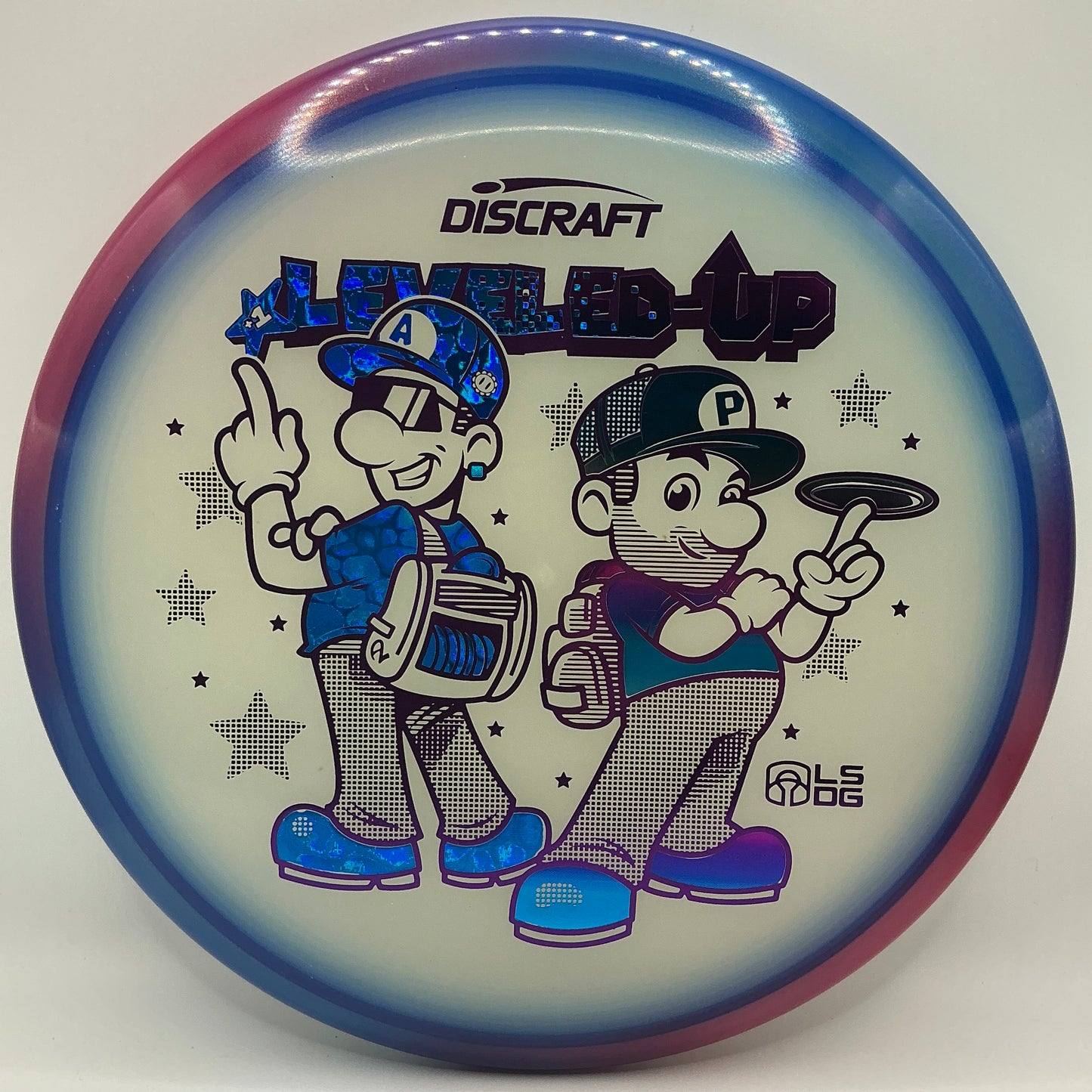 Dolfin Dyed Discraft Leveled Up Mega Glo Luna