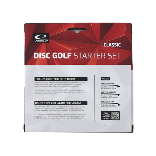 Latitude 64 Disc Golf Starter Set Classic