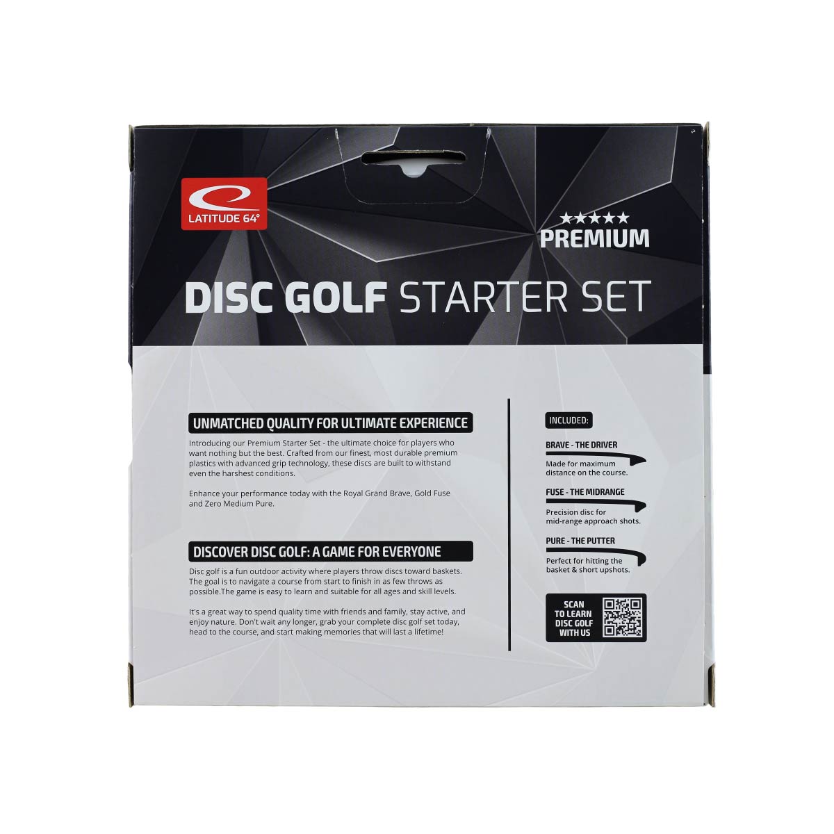 Latitude 64 Disc Golf Starter Set Premium