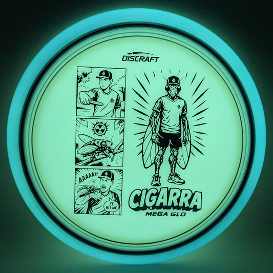 Dolfin Dyed Discraft Mega Glo Cigarra - Anthony Barela Transformation