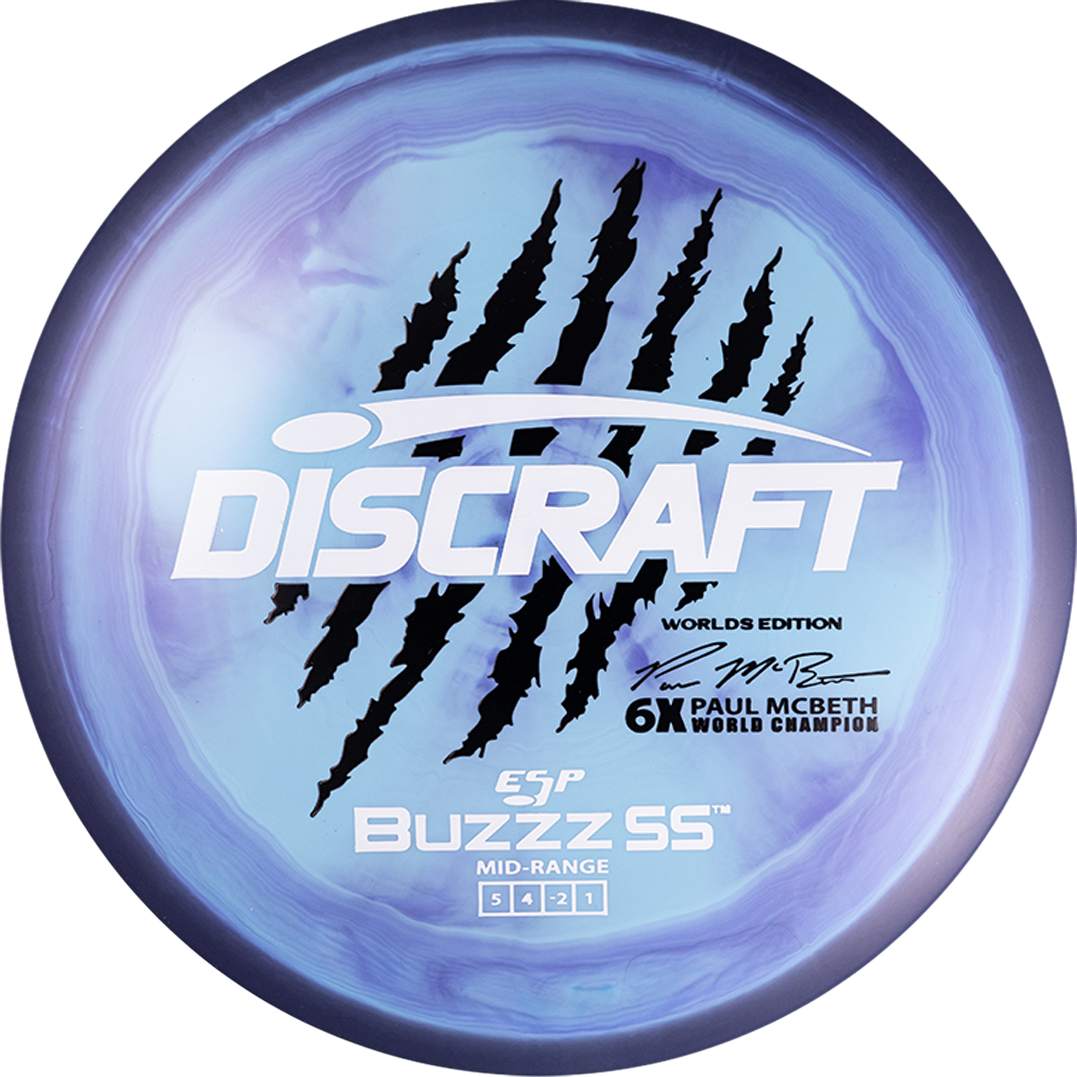 Discraft Worlds Edition Paul McBeth 6-Claw ESP Buzzz SS - 2026 PDGA Worlds