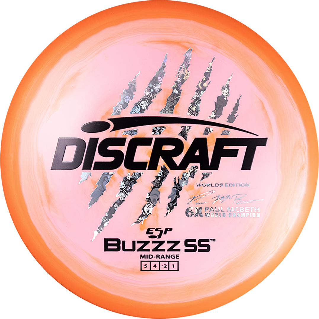 Discraft Worlds Edition Paul McBeth 6-Claw ESP Buzzz SS - 2026 PDGA Worlds
