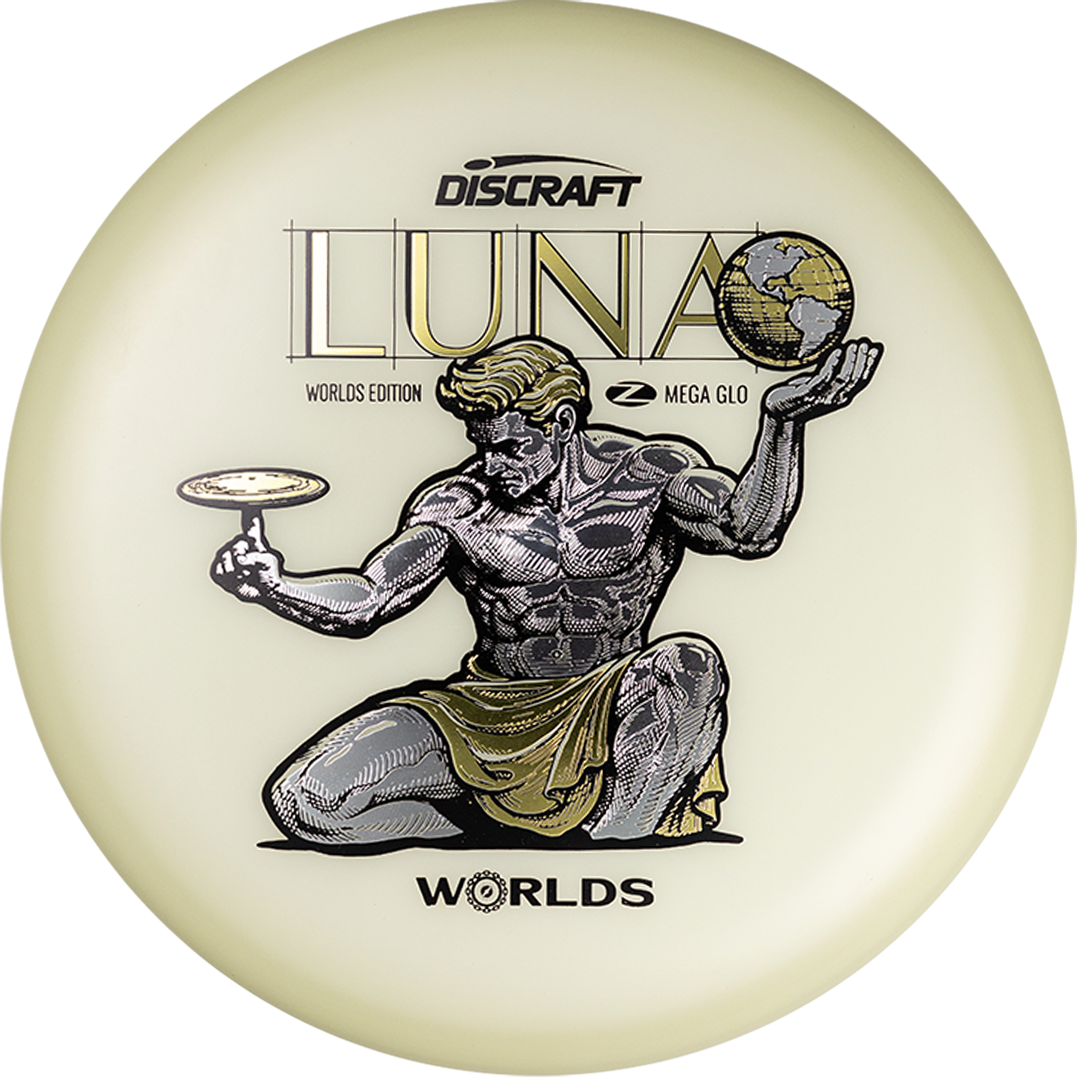 Discraft “Spirit of Detroit” MEGA GLO Luna - 2026 PDGA Worlds