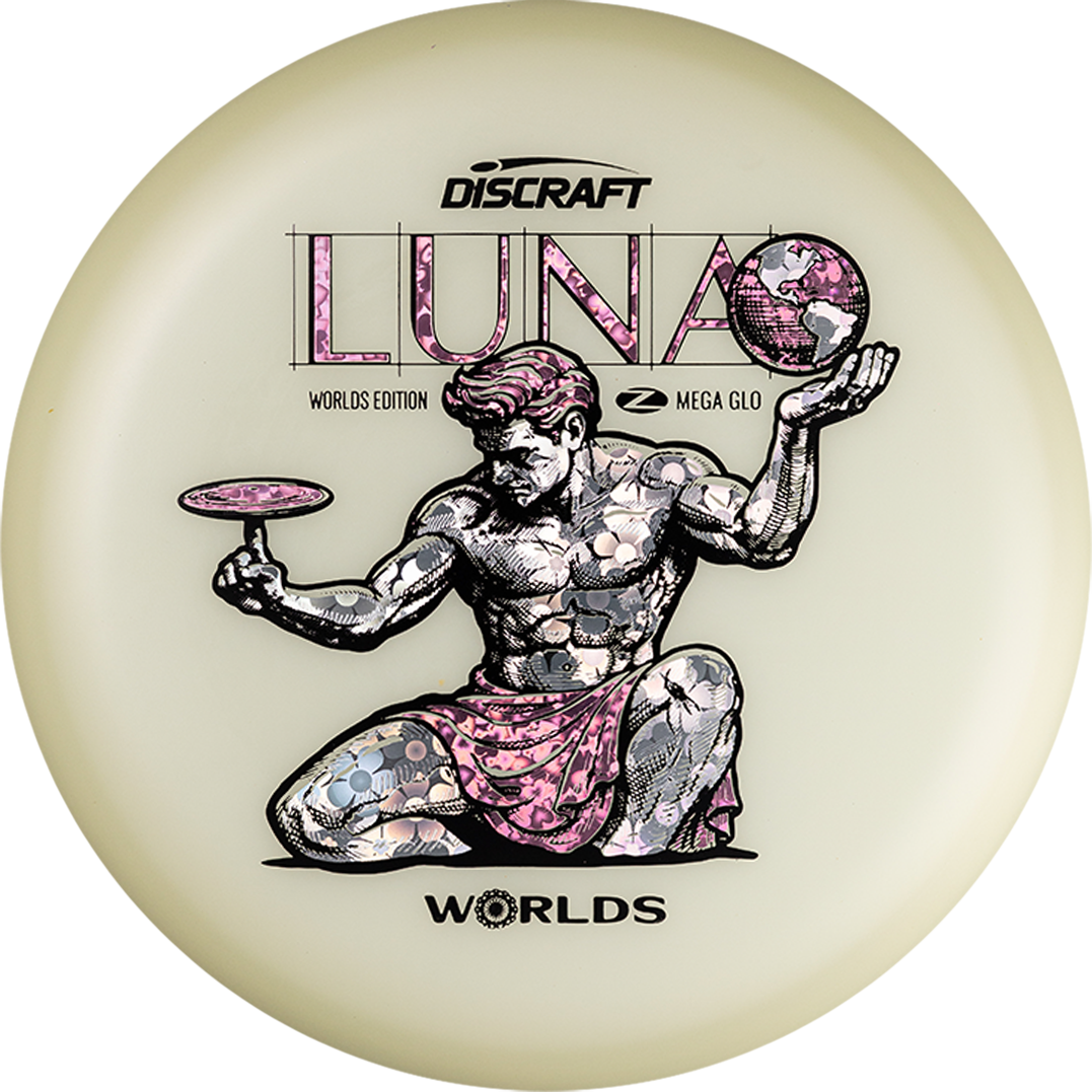 Discraft “Spirit of Detroit” MEGA GLO Luna - 2026 PDGA Worlds